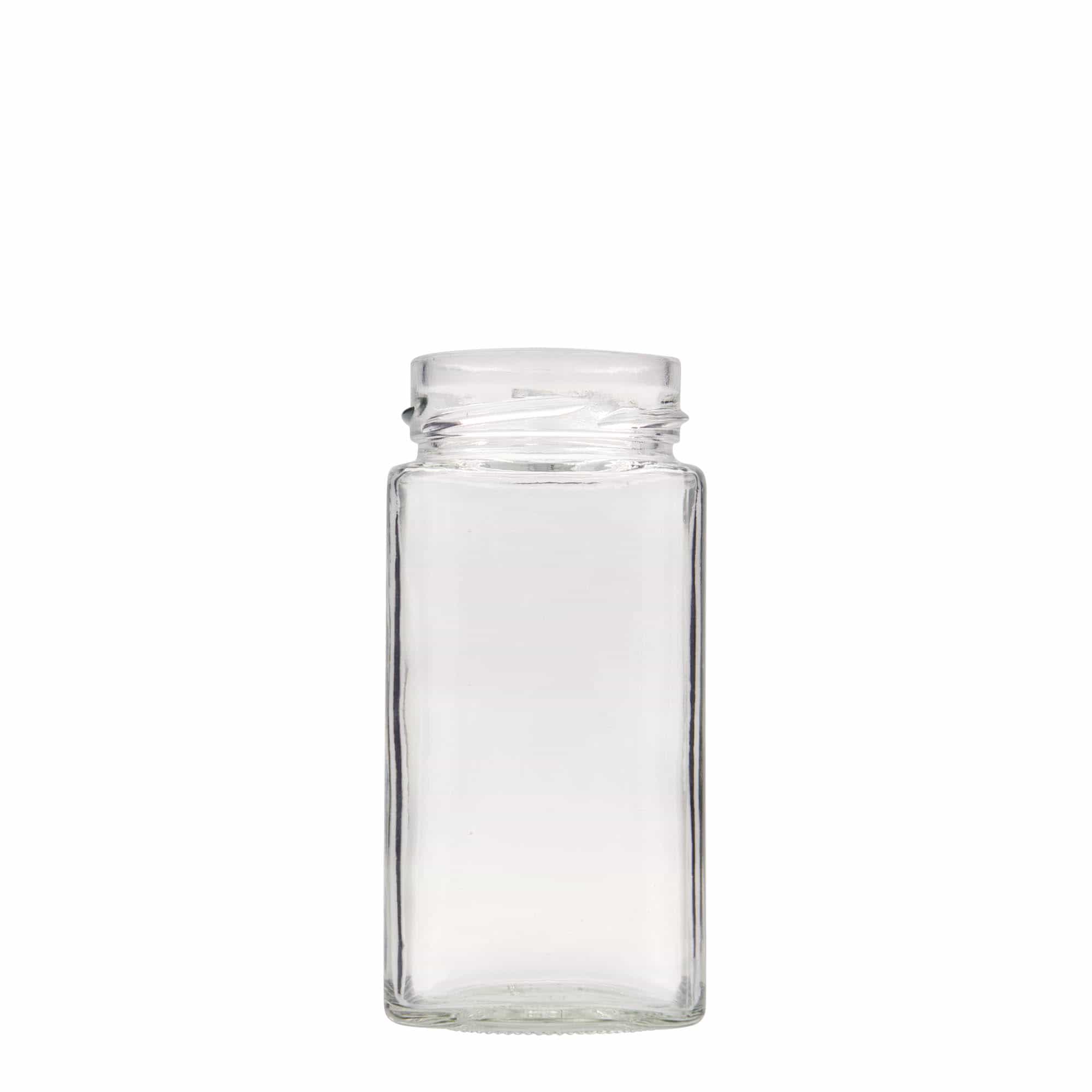 Vierkante pot 'Vat', 314 ml, monding: deep-twist-off (DTO 58) Vierkante pot 'Vat', 314 ml, monding: deep-twist-off (DTO 58)