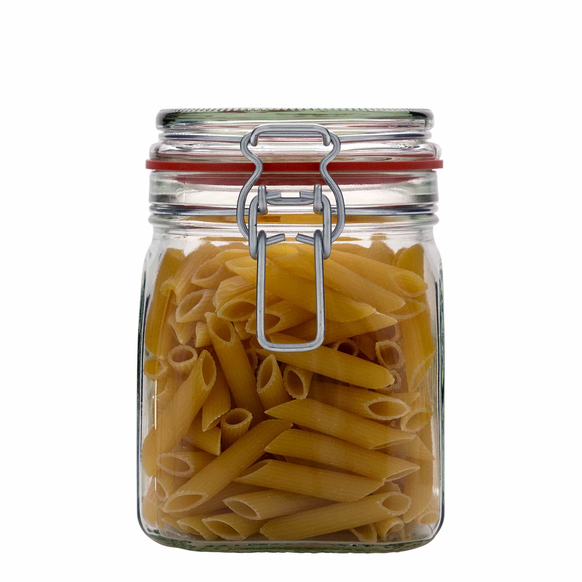 900 ml beugelfles, vierkant, opening: beugelsluiting