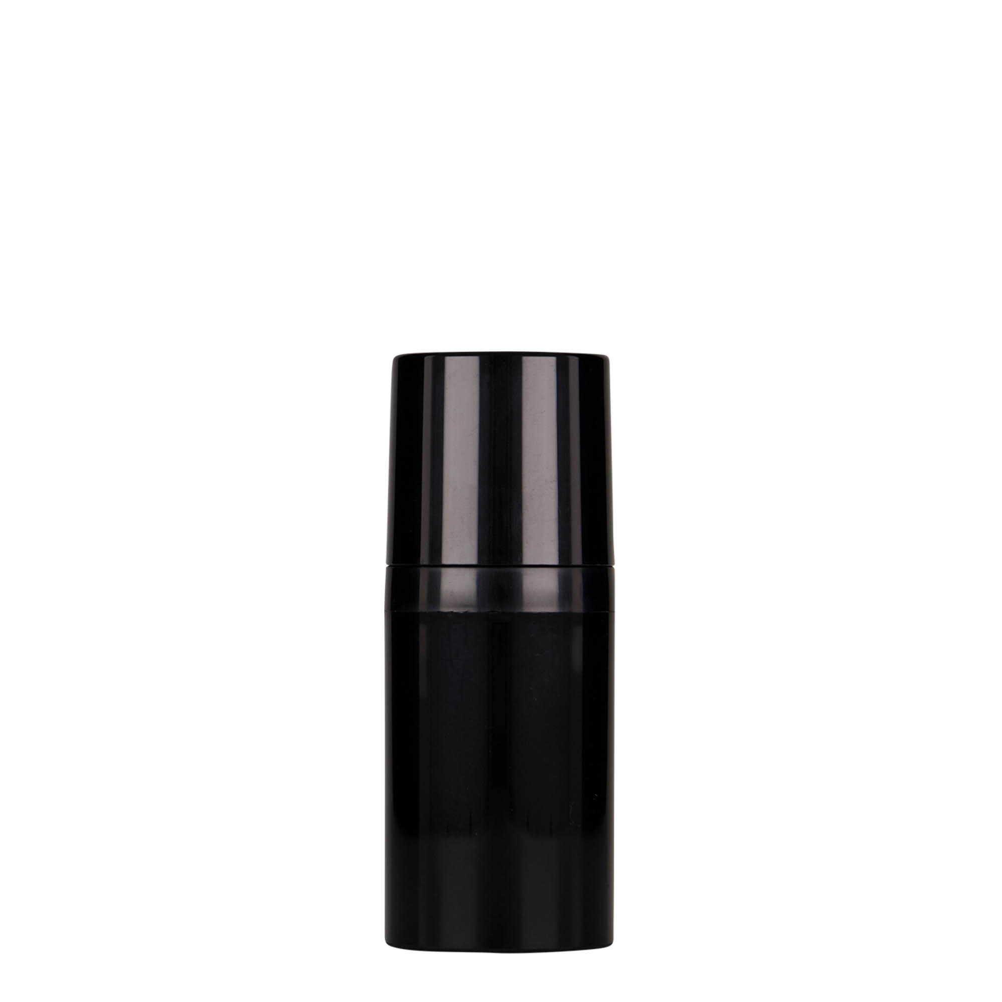 30 ml Airless Dispenser 'Mezzo', PP-kunststof, zwart