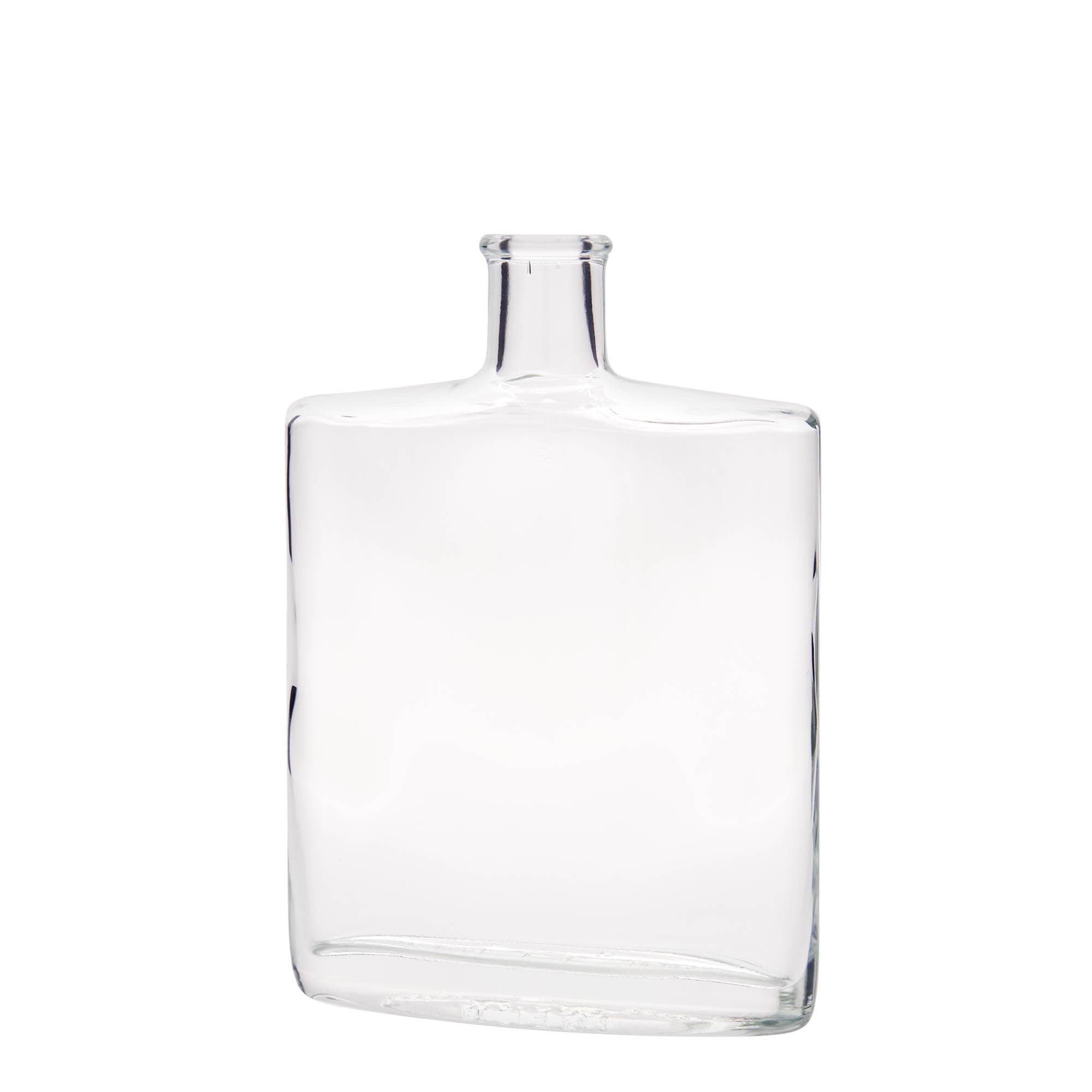 500 ml glazen fles 'Zorbas', ovaal, opening: kurk