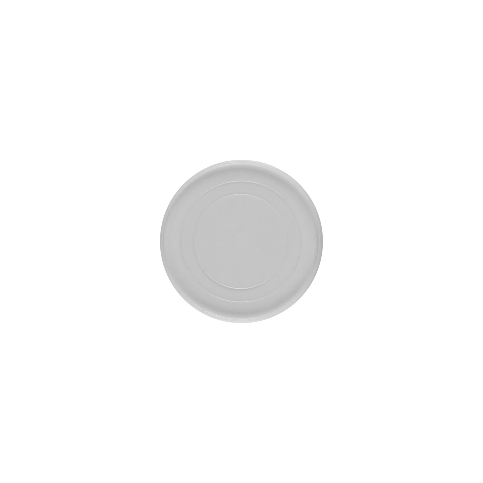 Afdekschijf voor 5 ml 'Bianca', PP-kunststof, wit