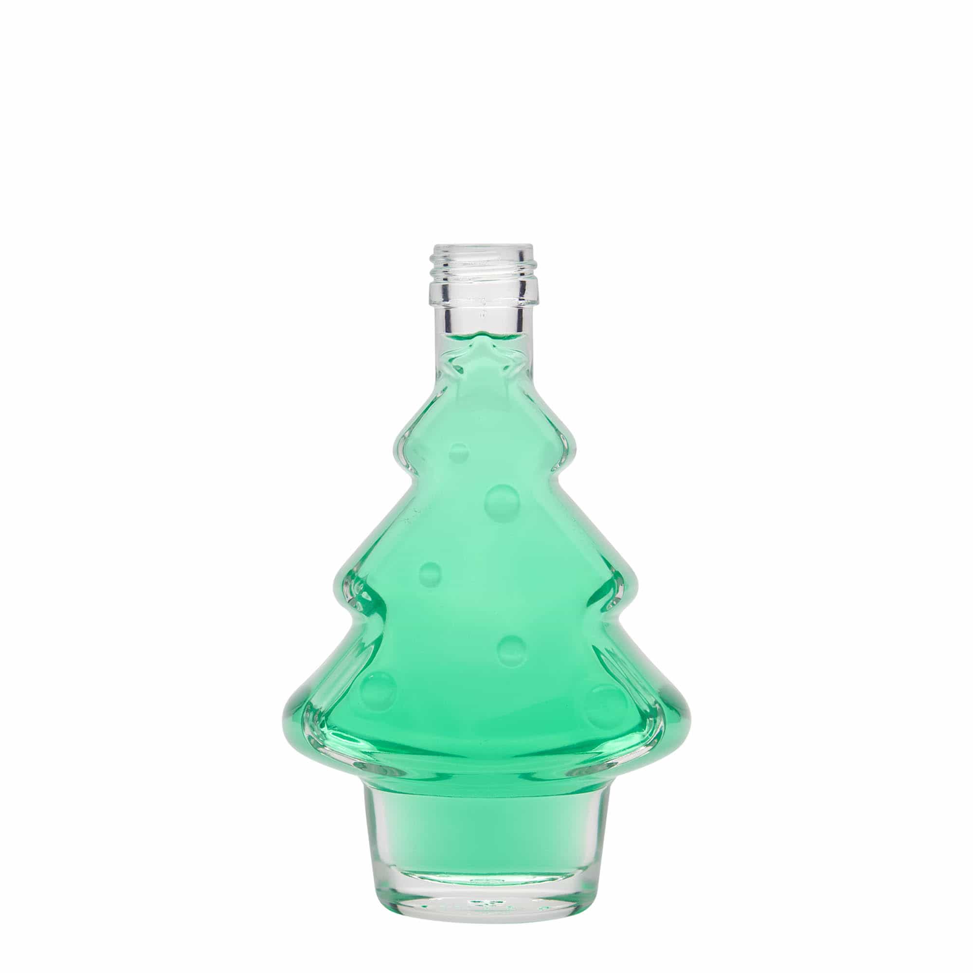 200 ml glazen fles 'Tannenbaum', opening: PP 28 200 ml glazen fles 'Tannenbaum', opening: PP 28