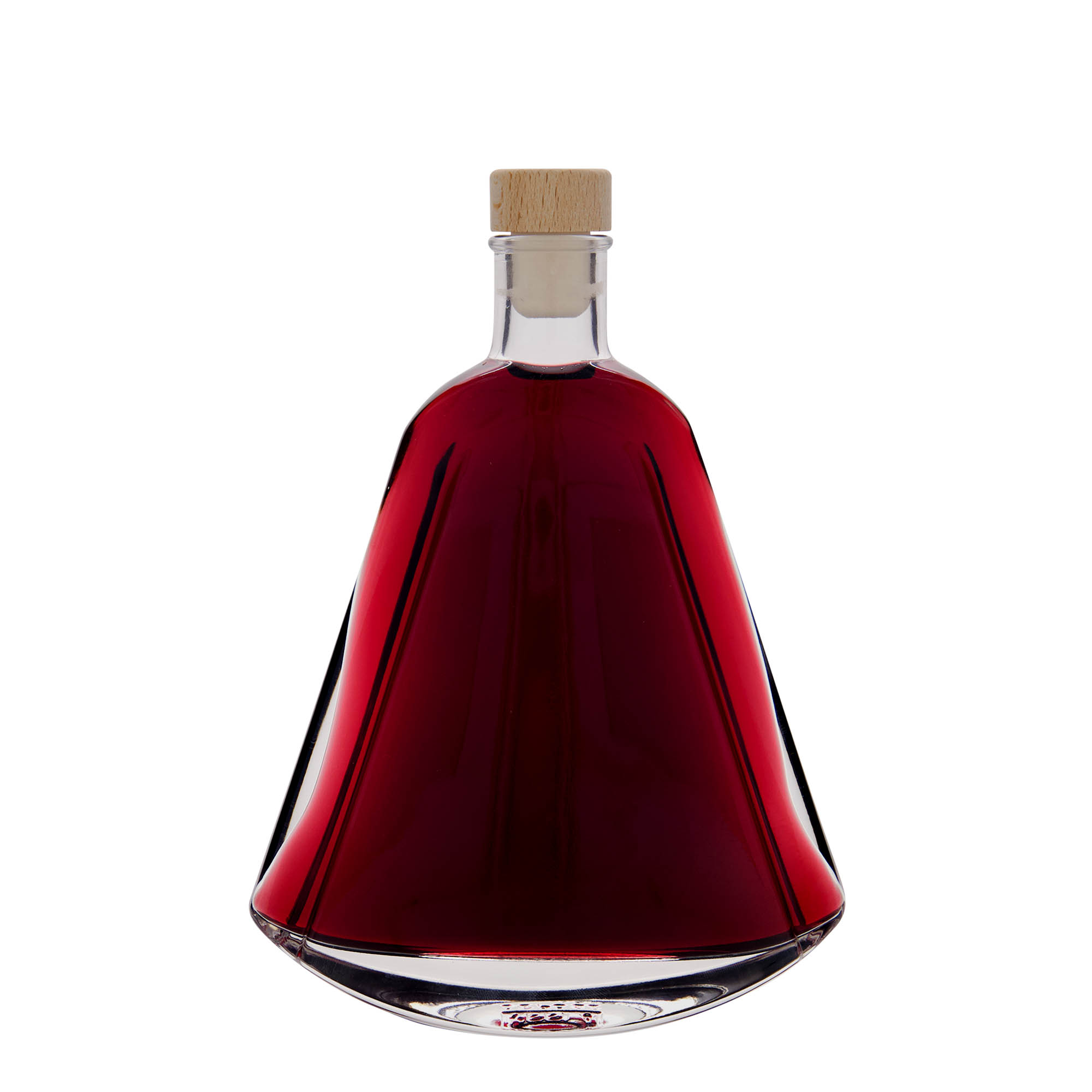 350 ml glazen fles 'Maurizio', ovaal, opening: kurk 350 ml glazen fles 'Maurizio', ovaal, opening: kurk