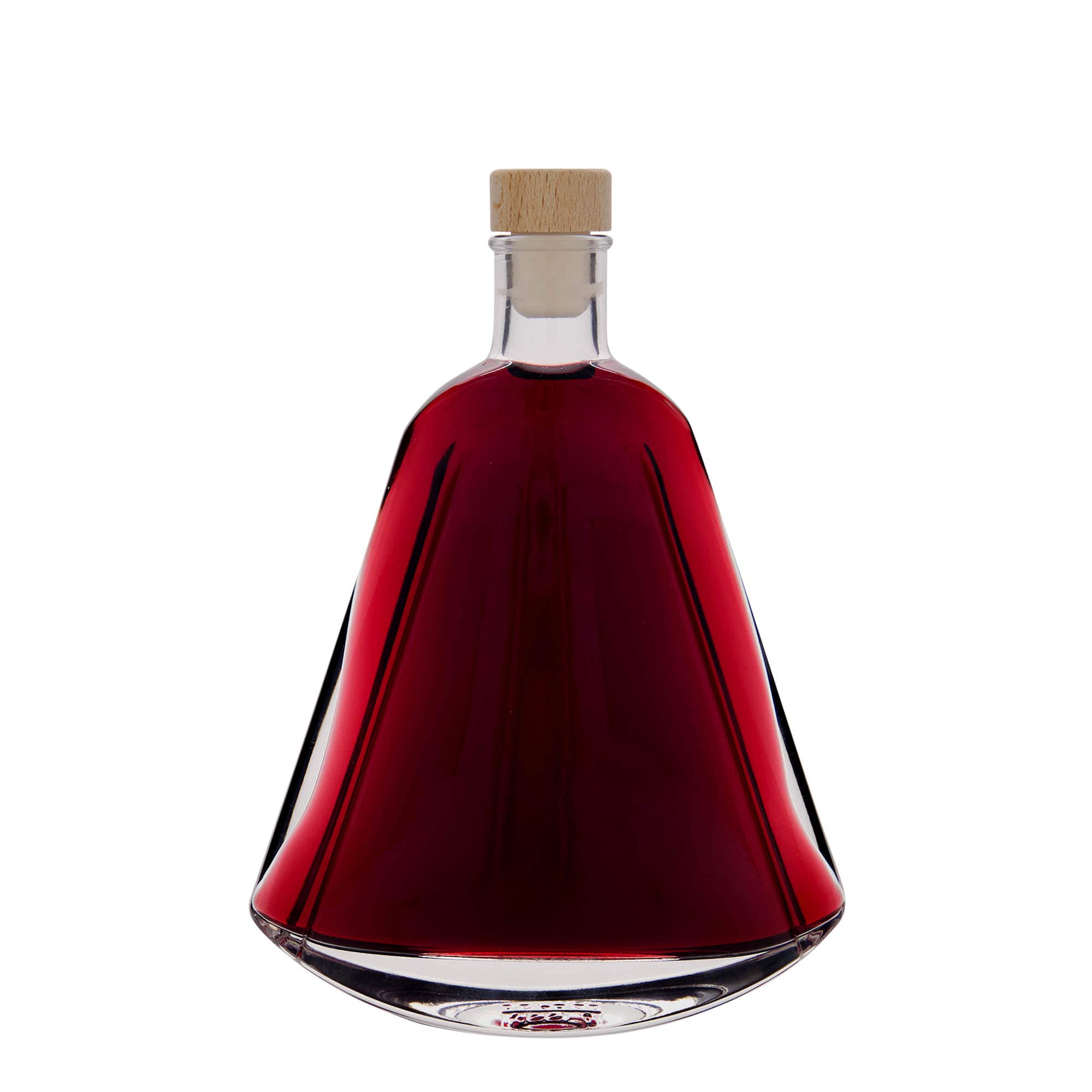 350 ml glazen fles 'Maurizio', ovaal, opening: kurk 350 ml glazen fles 'Maurizio', ovaal, opening: kurk