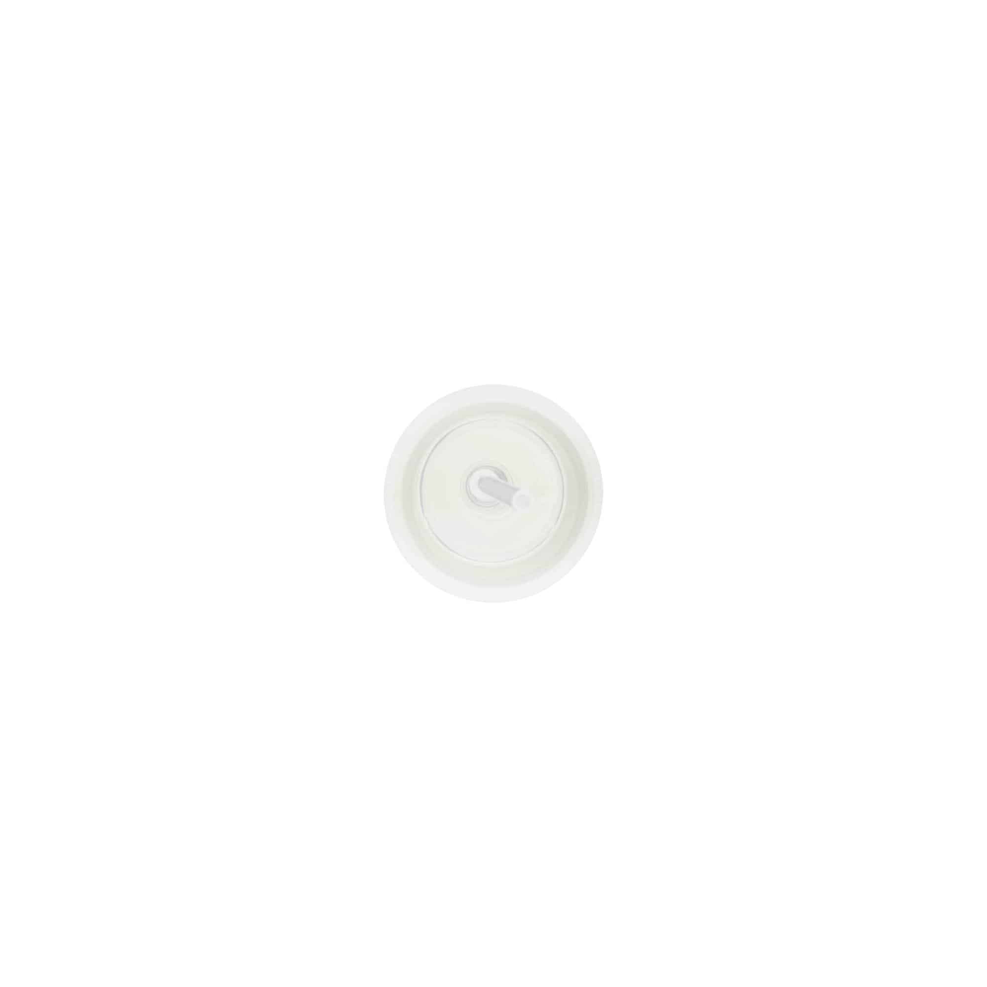 Dispenser 100 ml 'Foamer', PP-kunststof, wit, voor opening: schroefdop