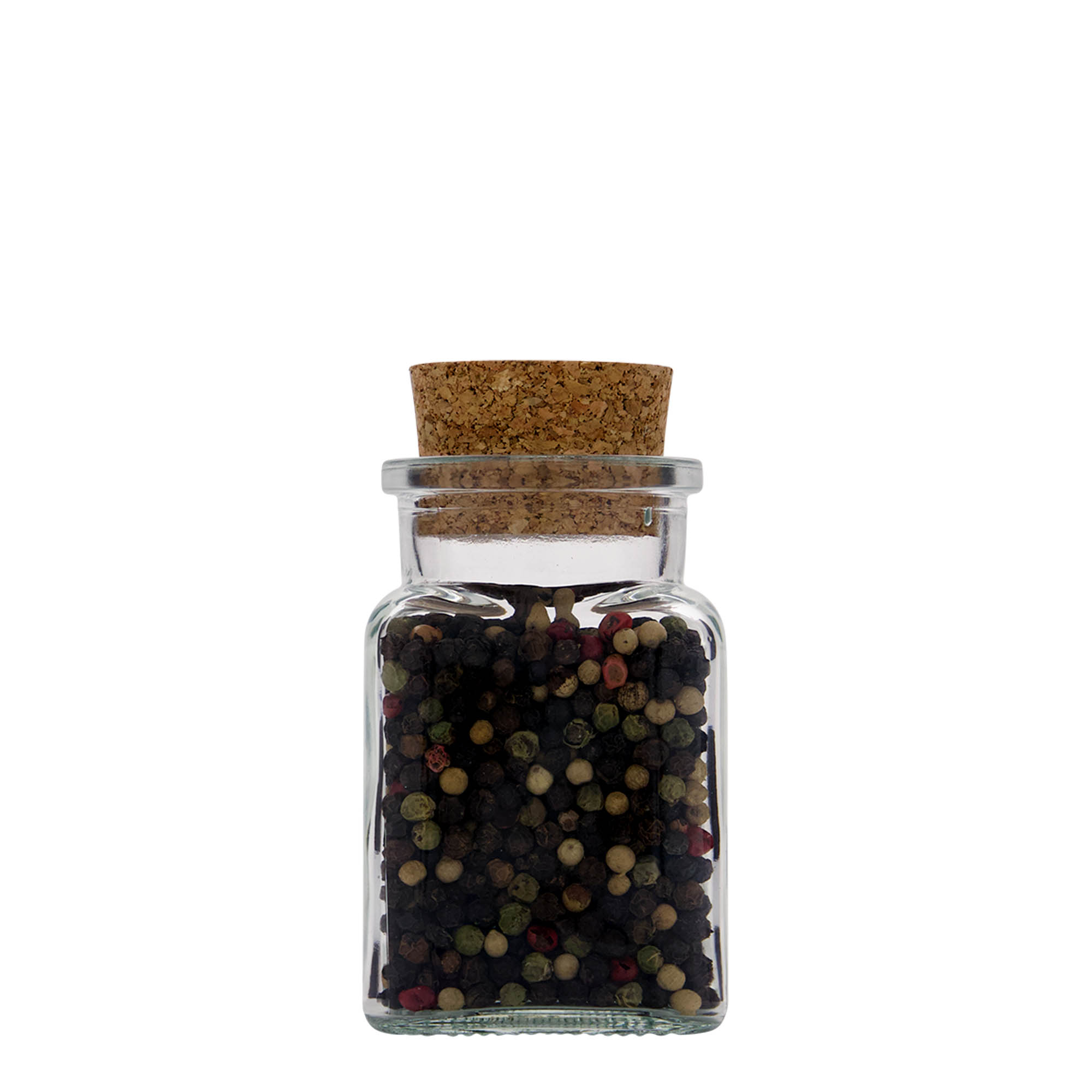 150 ml kurkglas, vierkant, monding: kurk