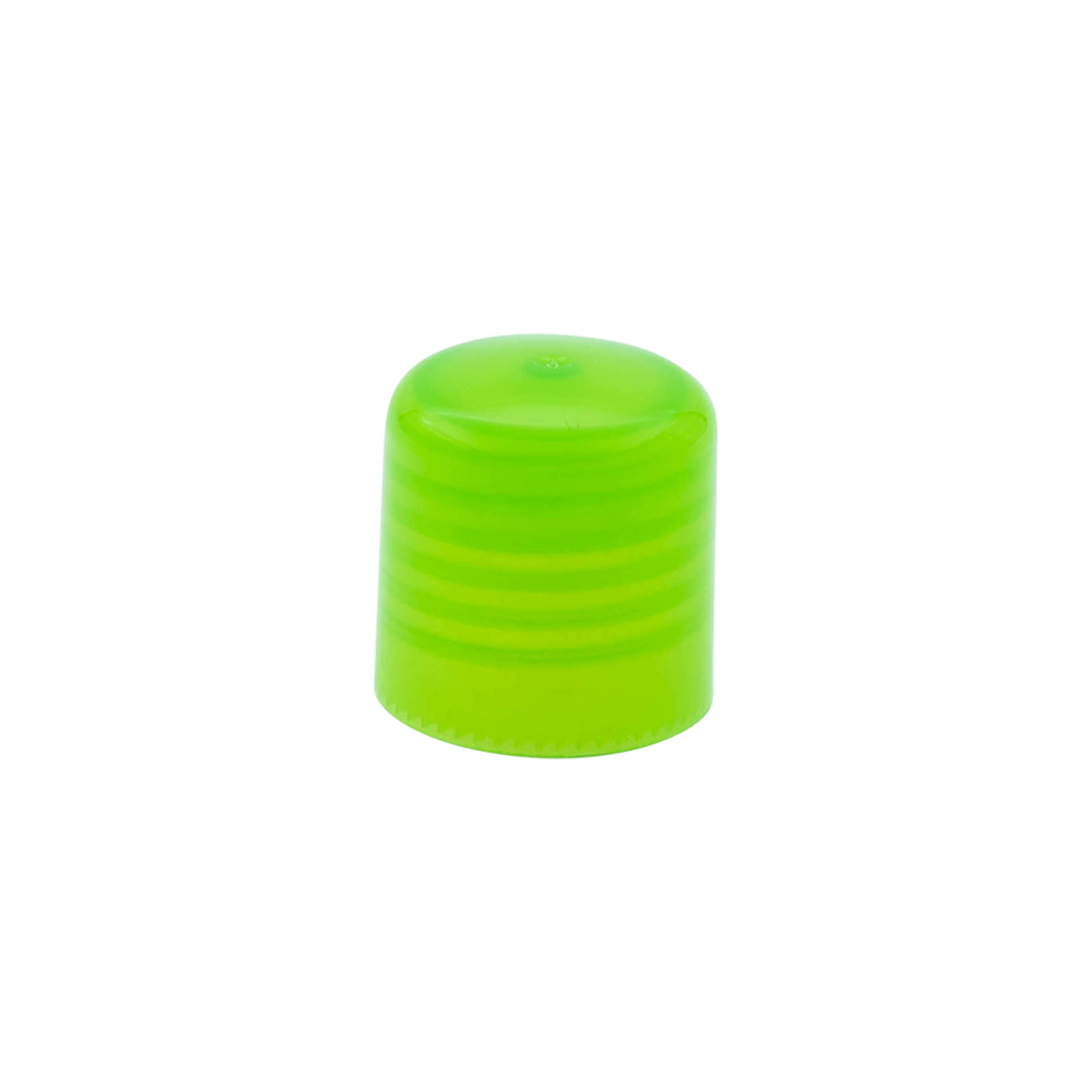 Schroefdop met spuitinzet, PP-kunststof, groen, voor mondstuk: 24/410 Schroefdop met spuitinzet, PP-kunststof, groen, voor mondstuk: 24/410
