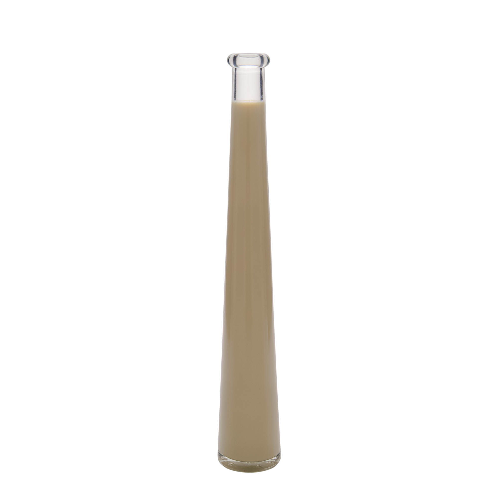 200 ml glazen fles 'Dama Rondo', opening: kurk