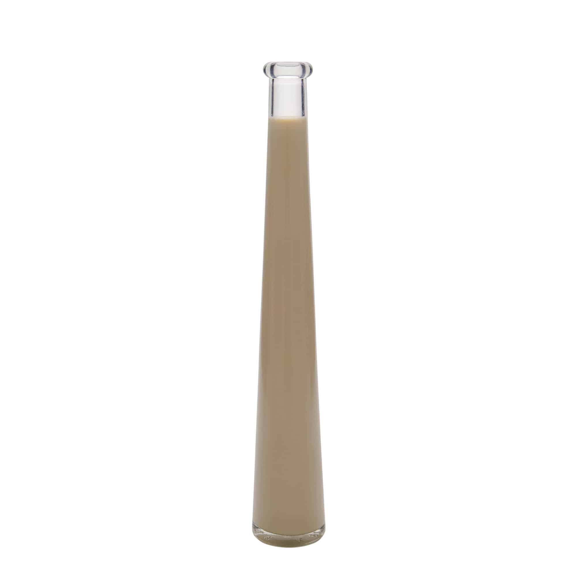 200 ml glazen fles 'Dama Rondo', opening: kurk