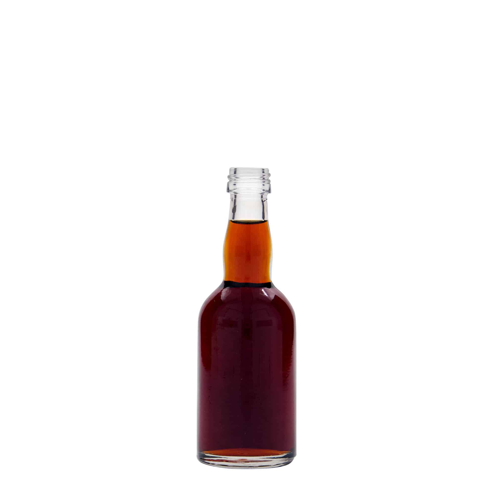 50 ml glazen fles 'Proba', opening: PP 18 50 ml glazen fles 'Proba', opening: PP 18