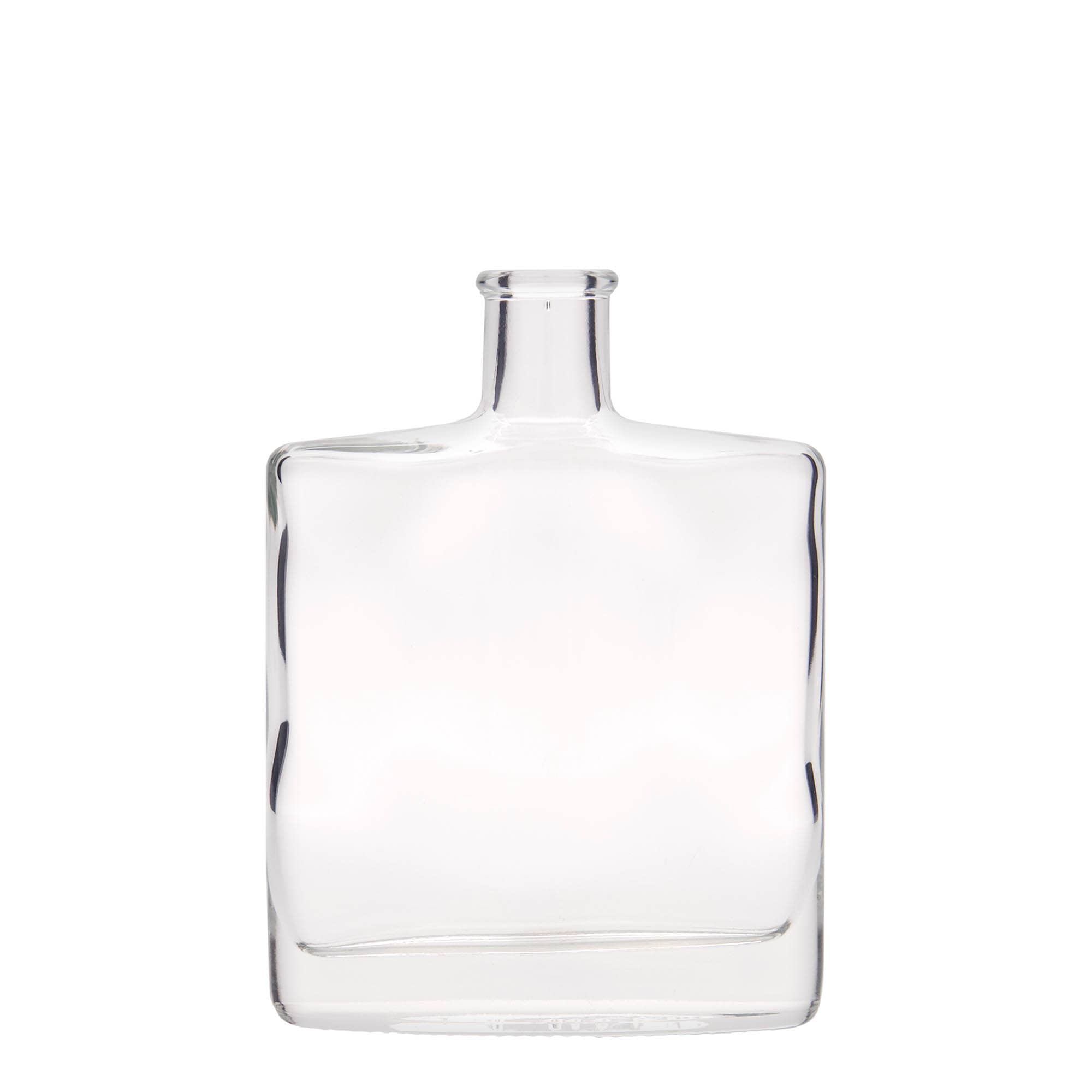 Glazen fles 'Zorbas', 350 ml, ovaal, monding: kurk Glazen fles 'Zorbas', 350 ml, ovaal, monding: kurk