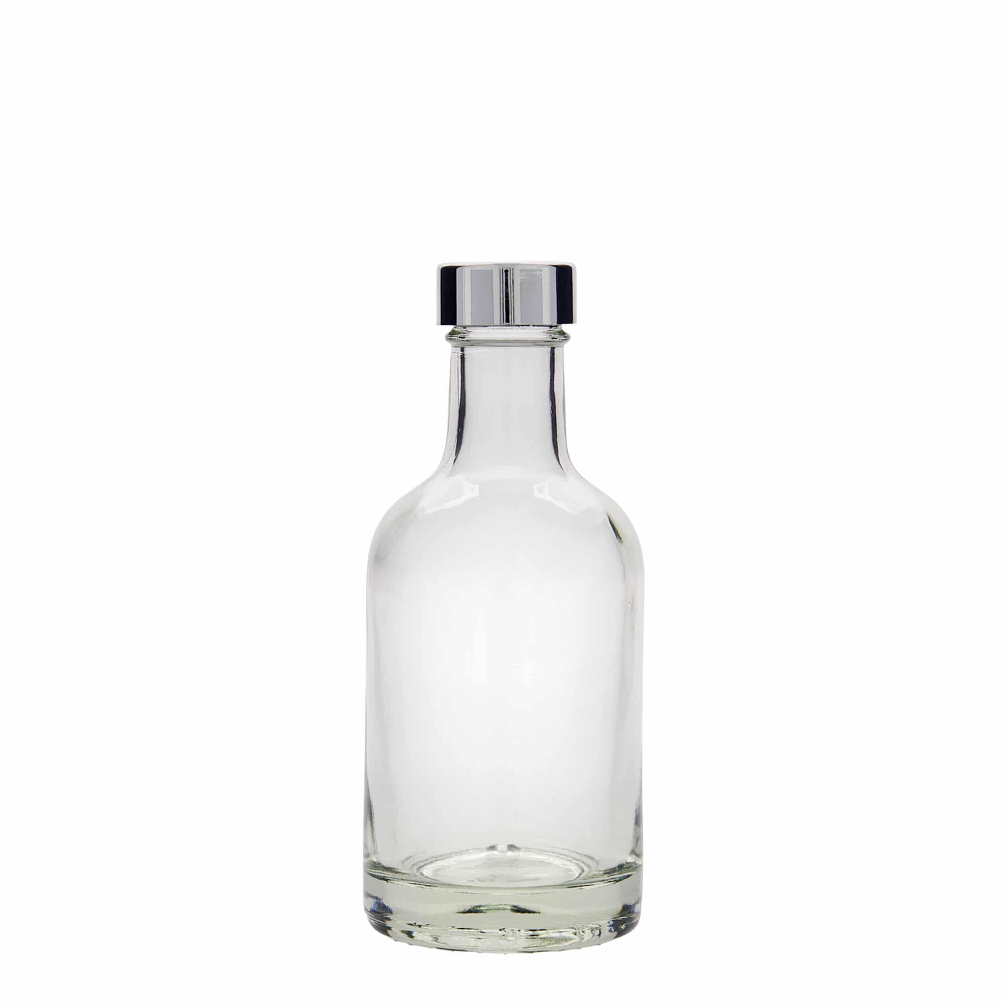Glazen fles 'First Class', 200 ml, monding: GPI 28