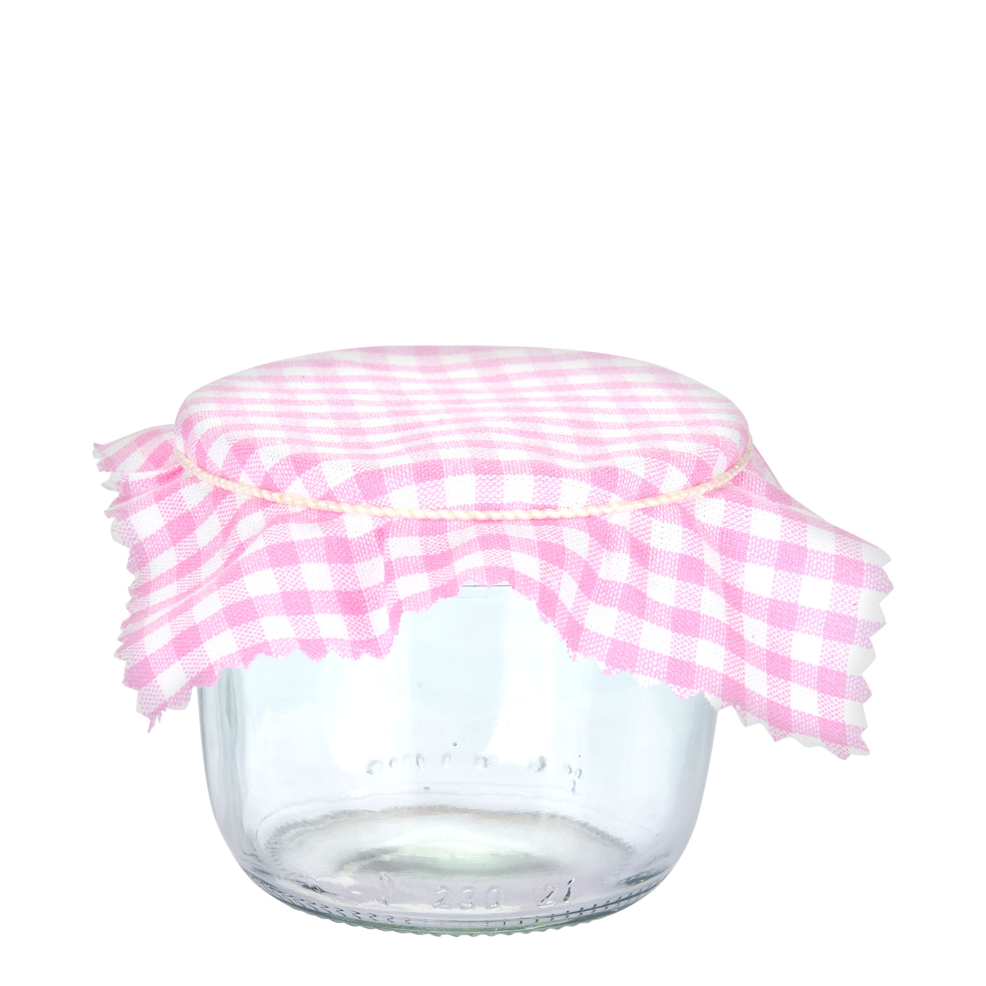 Katoenen servet geruit 12x12, vierkant, textiel, roze, opening: TO38-TO53