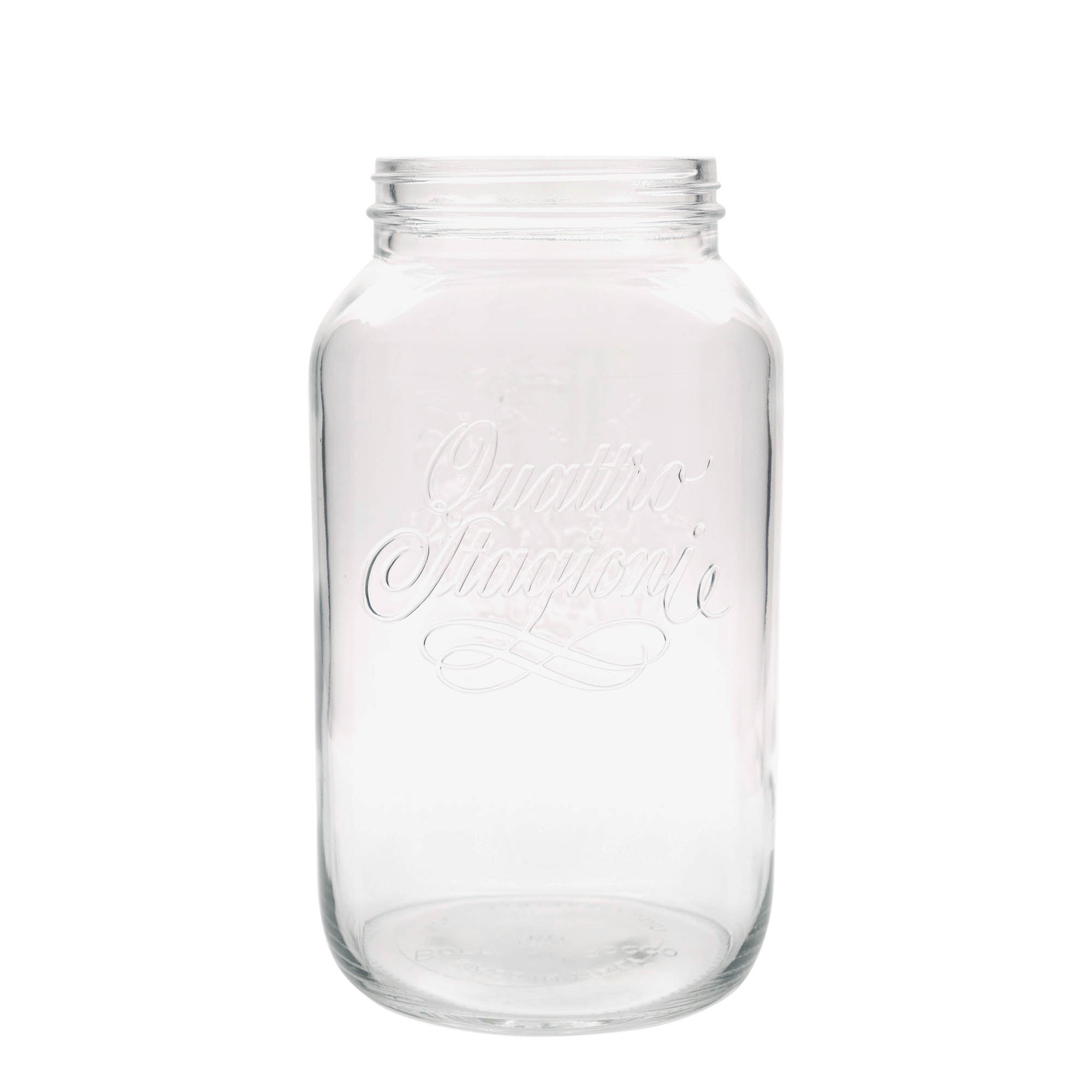 3.800 ml glas 'Quattro Stagioni', opening: schroefdop