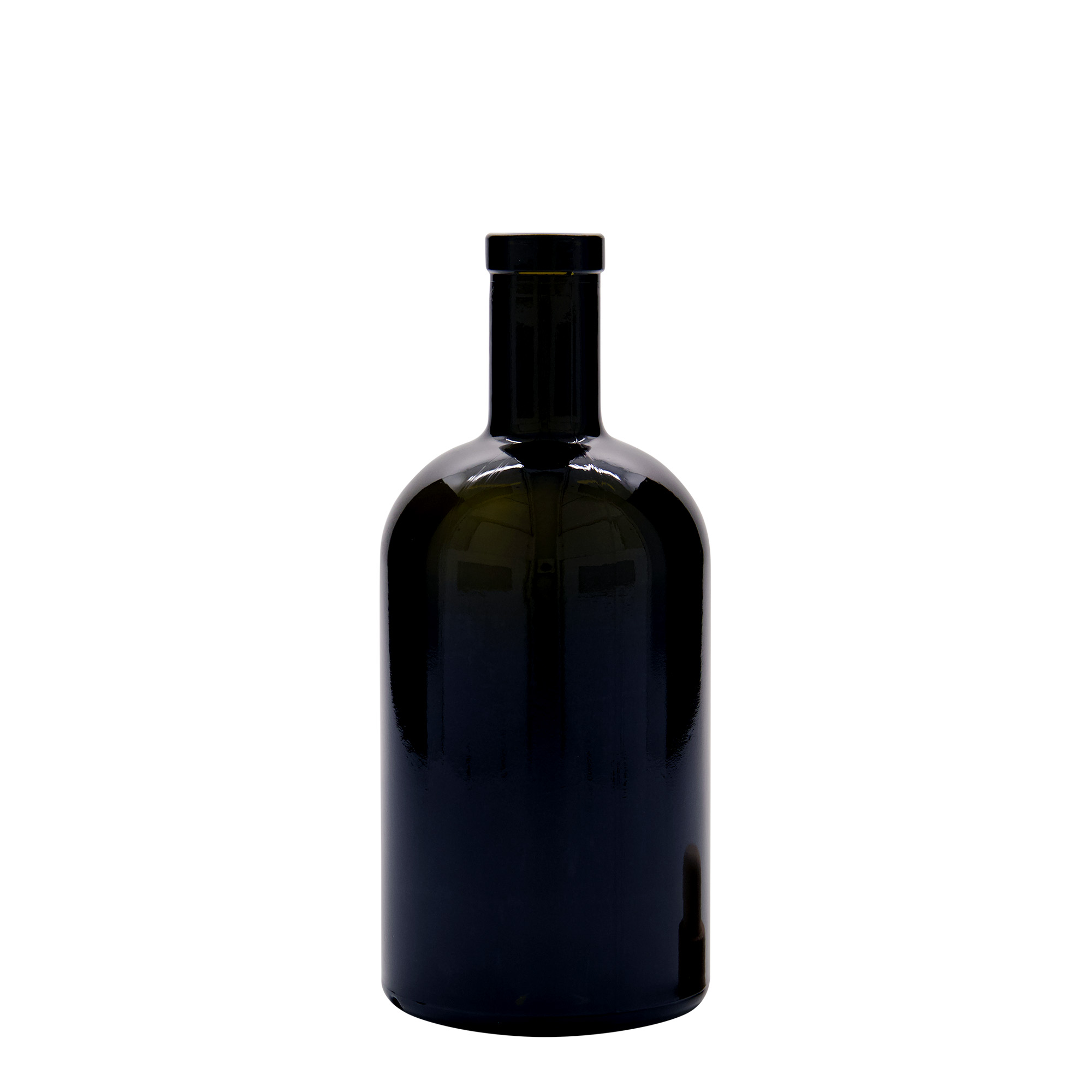 500 ml glazen fles 'Farmacia', antiekgroen, opening: kurk