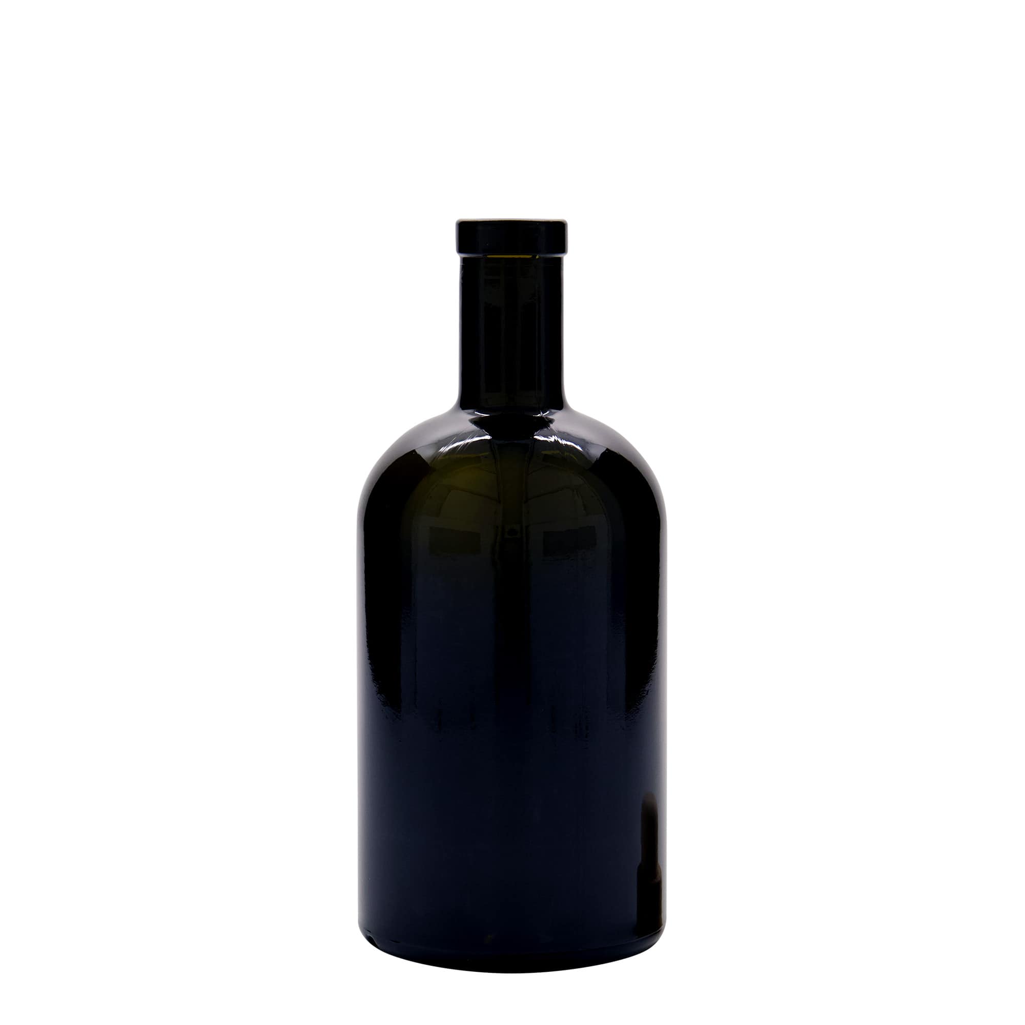 500 ml glazen fles 'Farmacia', antiekgroen, opening: kurk