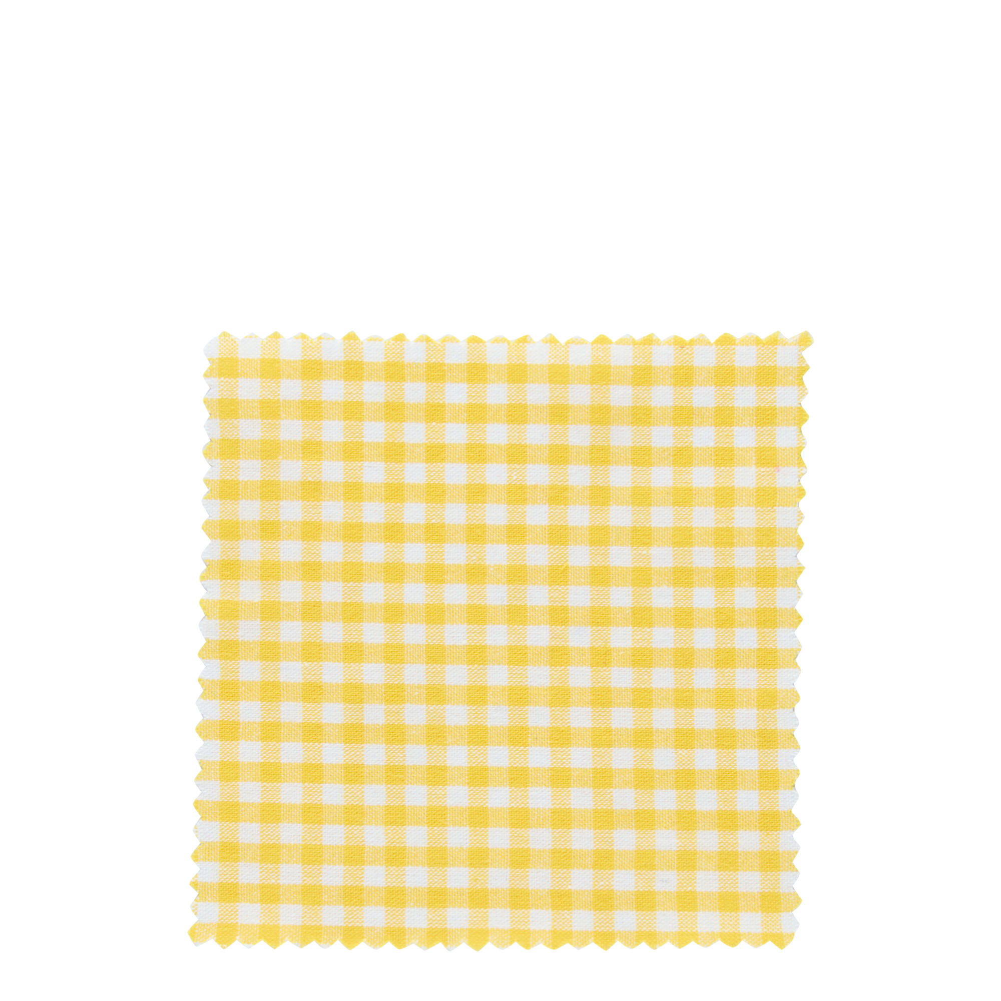 Stoffonderlegger geruit 12x12, vierkant, textiel, geel, opening: TO38-TO53