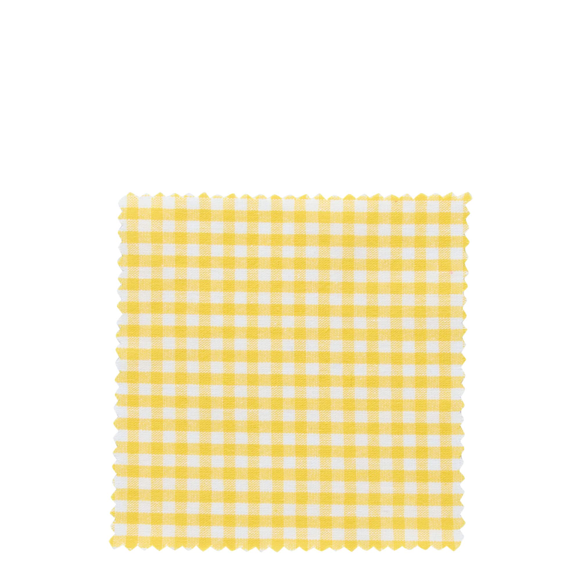 Stoffonderlegger geruit 12x12, vierkant, textiel, geel, opening: TO38-TO53