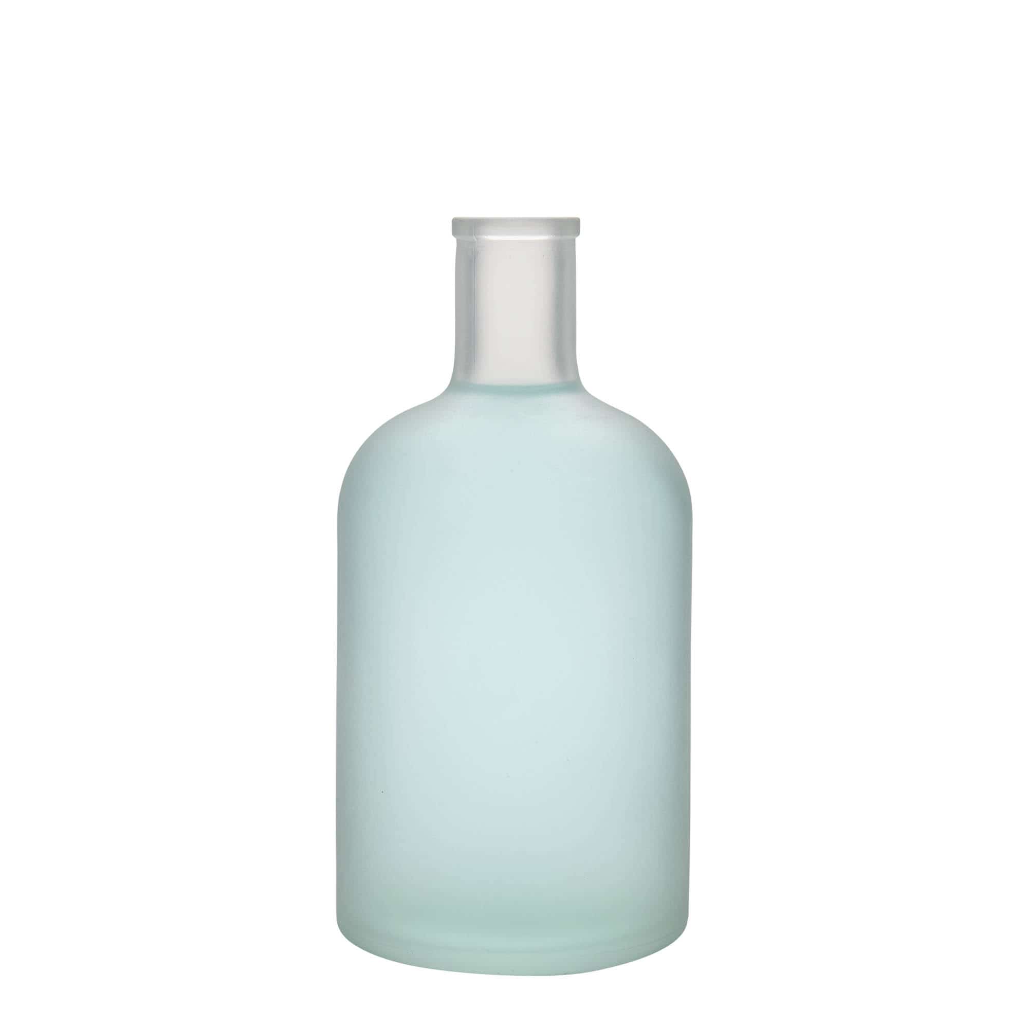 Glazen fles 'Gerardino', 700 ml, gematteerd, monding: kurk