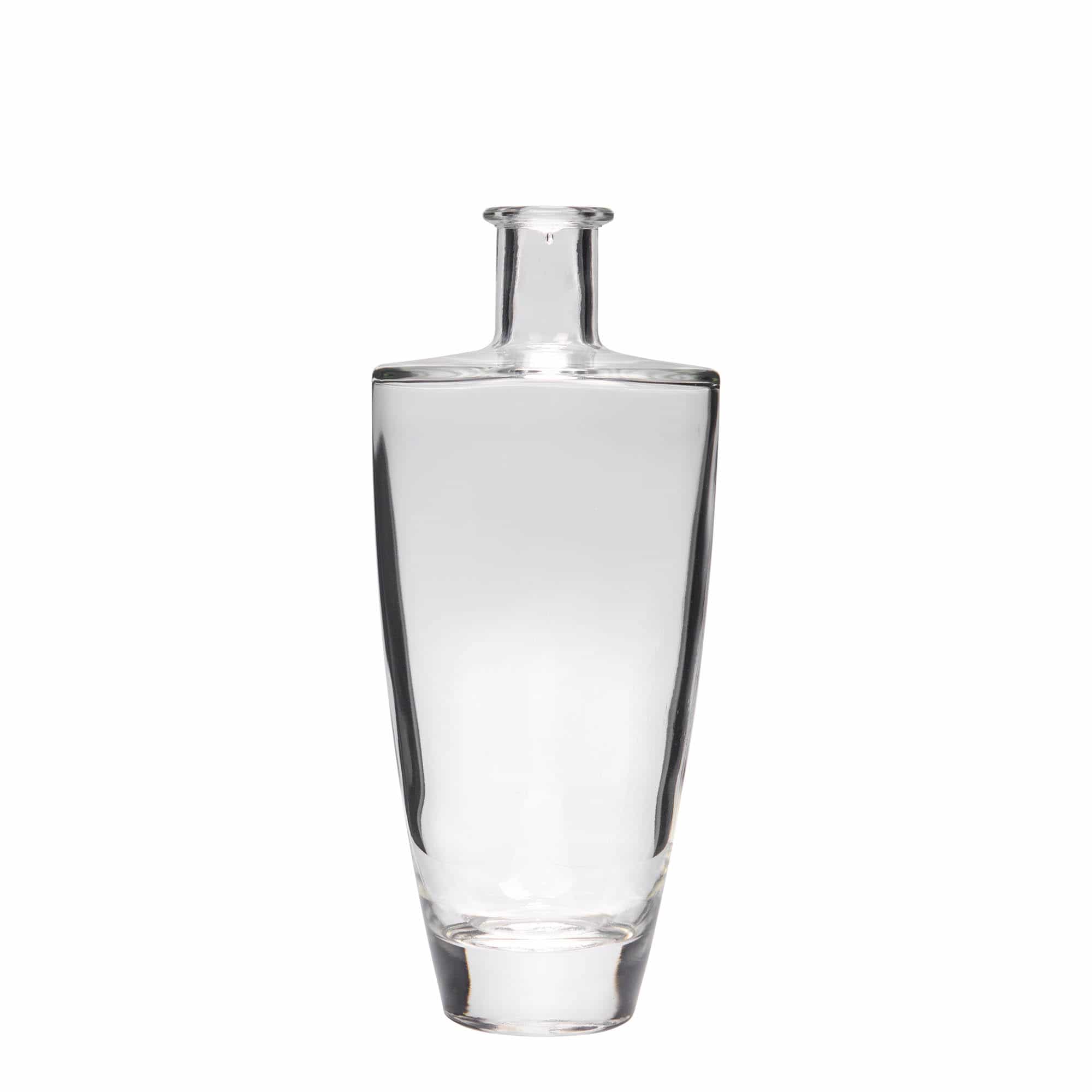 500 ml glazen fles 'Vanessa', ovaal, opening: kurk 500 ml glazen fles 'Vanessa', ovaal, opening: kurk
