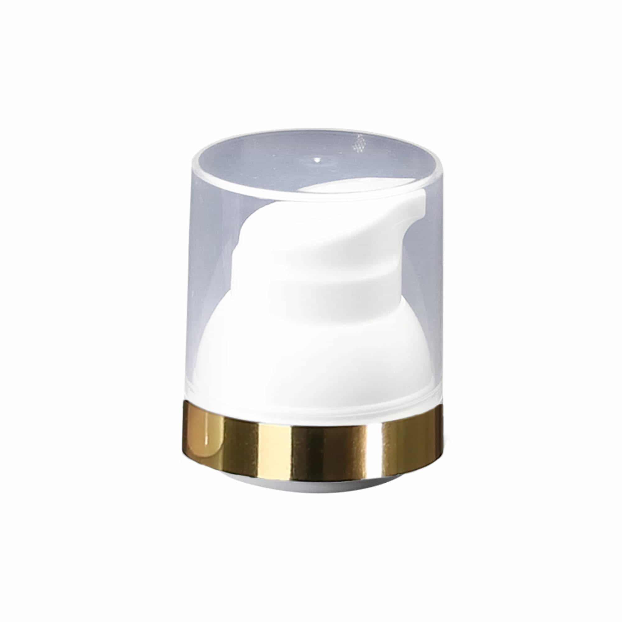 Airless Dispenser Pompkop 'Mezzo', PP-kunststof, wit Airless Dispenser Pompkop 'Mezzo', PP-kunststof, wit
