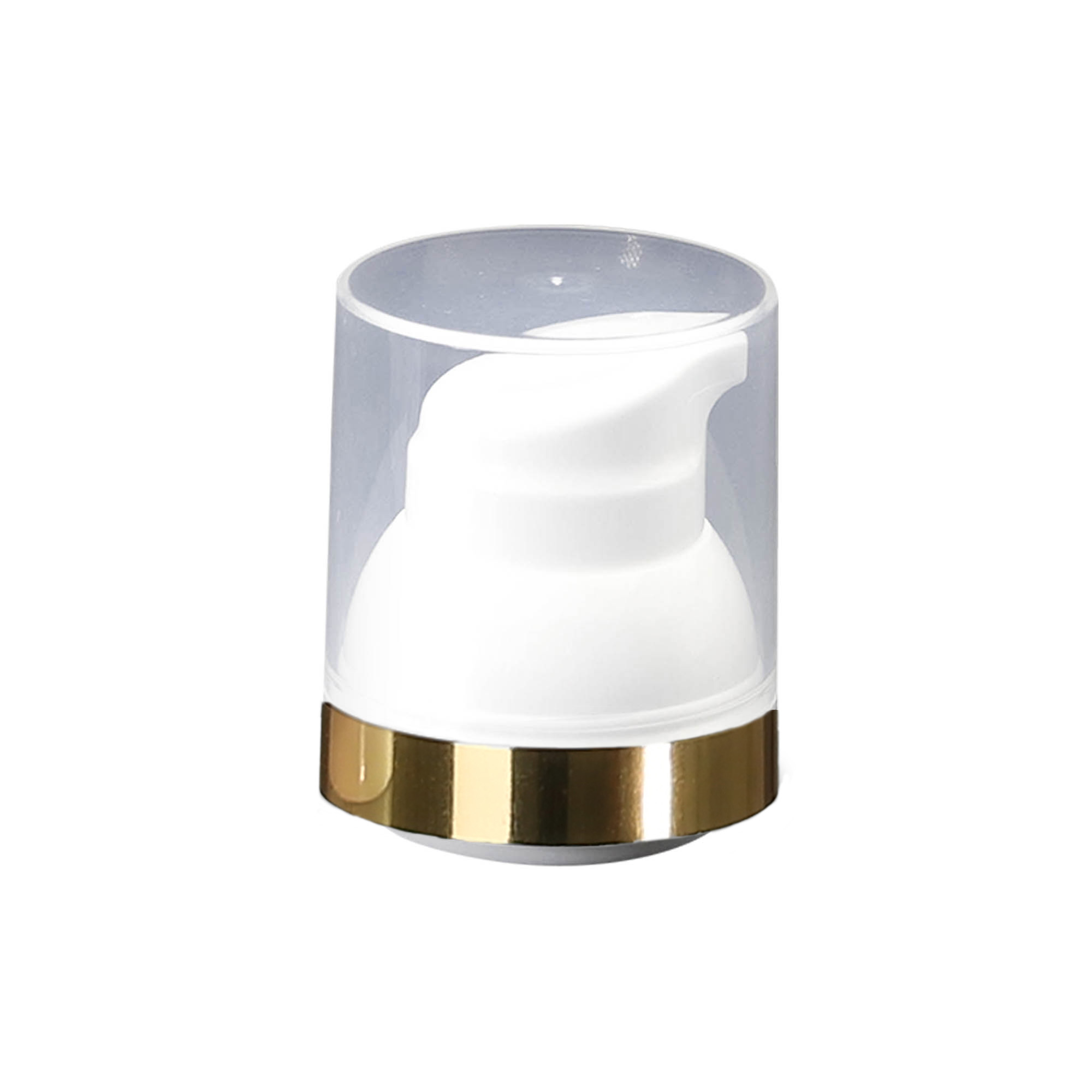 Airless Dispenser Pompkop 'Mezzo', PP-kunststof, wit