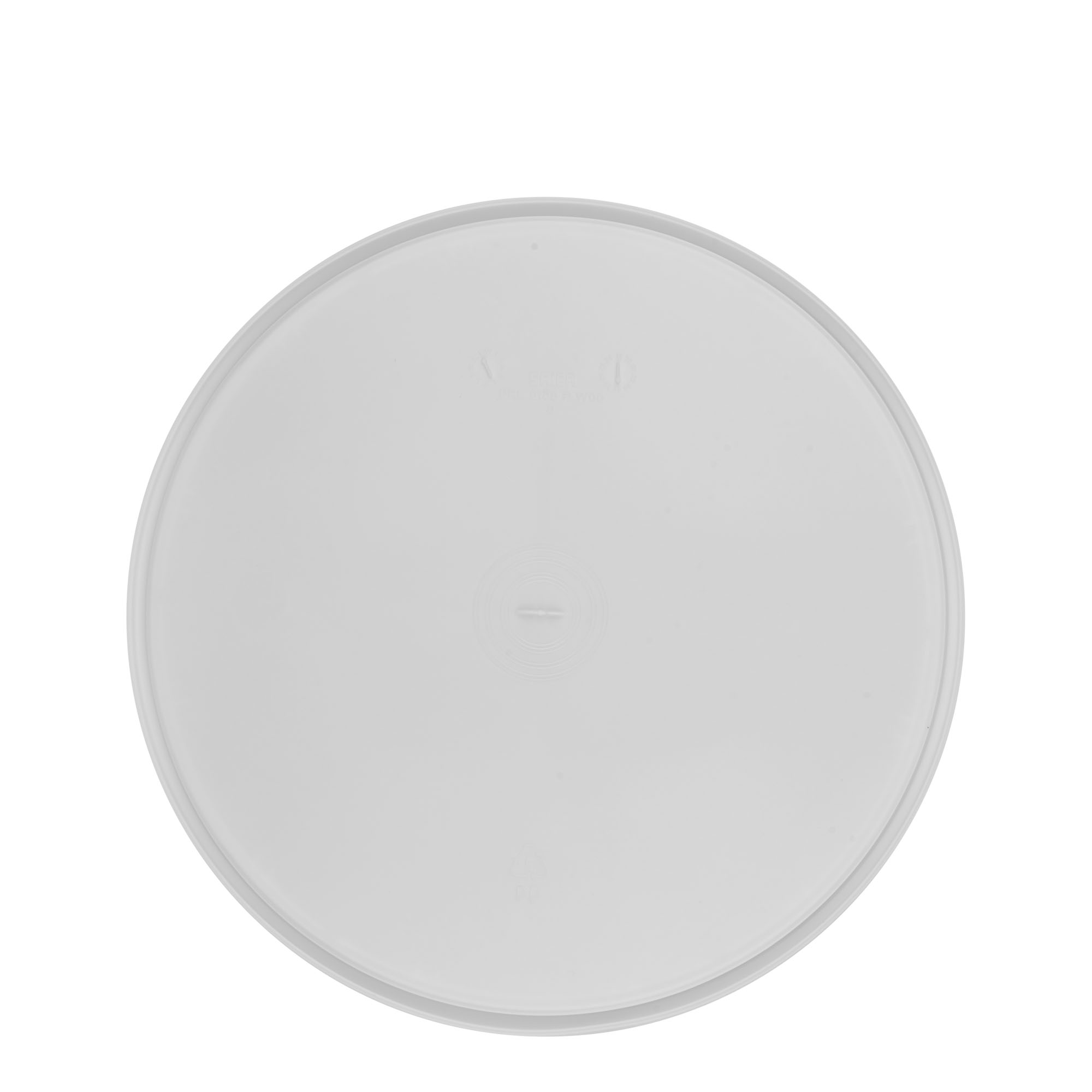 Deksel voor 20 l emmer, PP-kunststof, wit