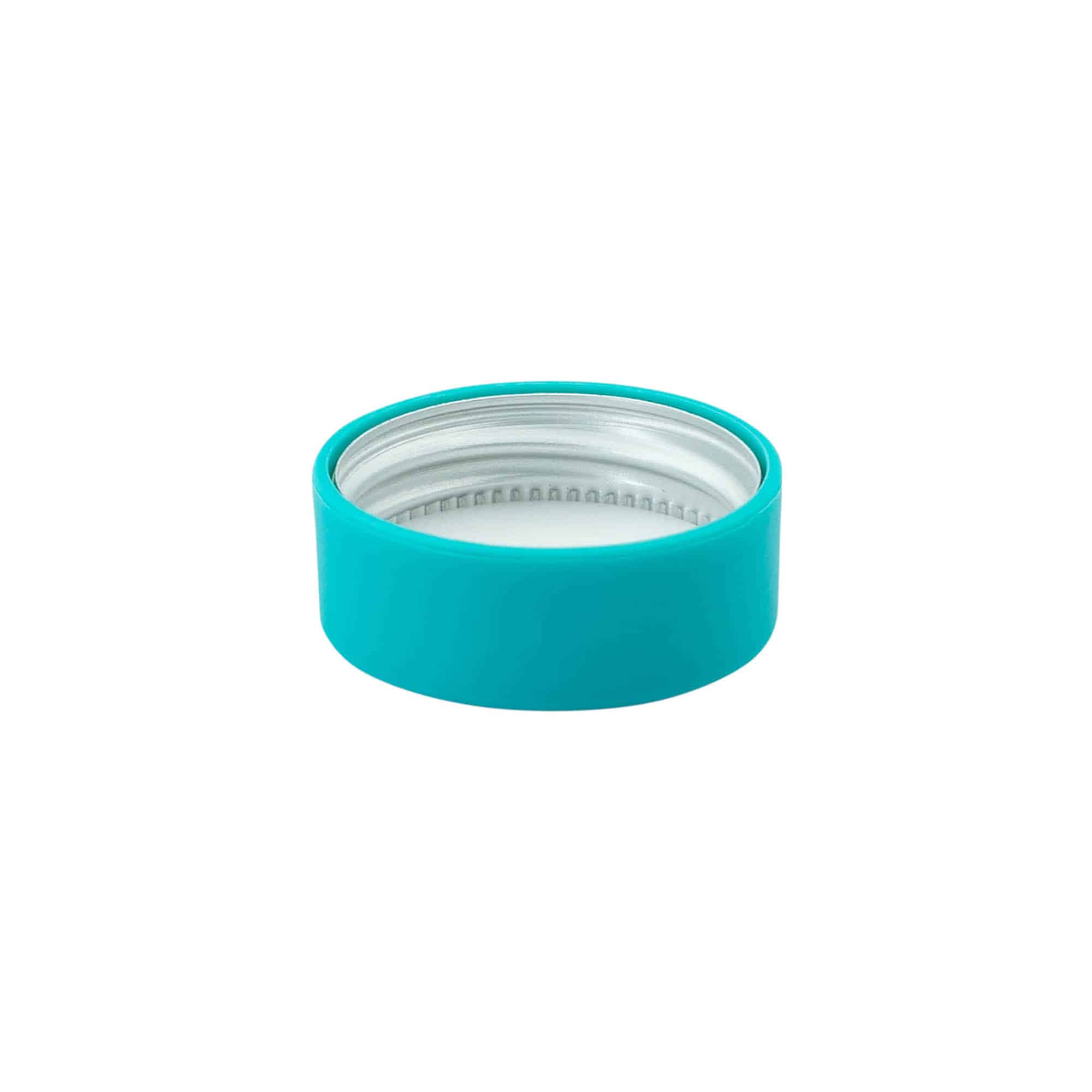 Schroefdop, ABS-kunststof, turquoise, voor opening: GPI 33/400