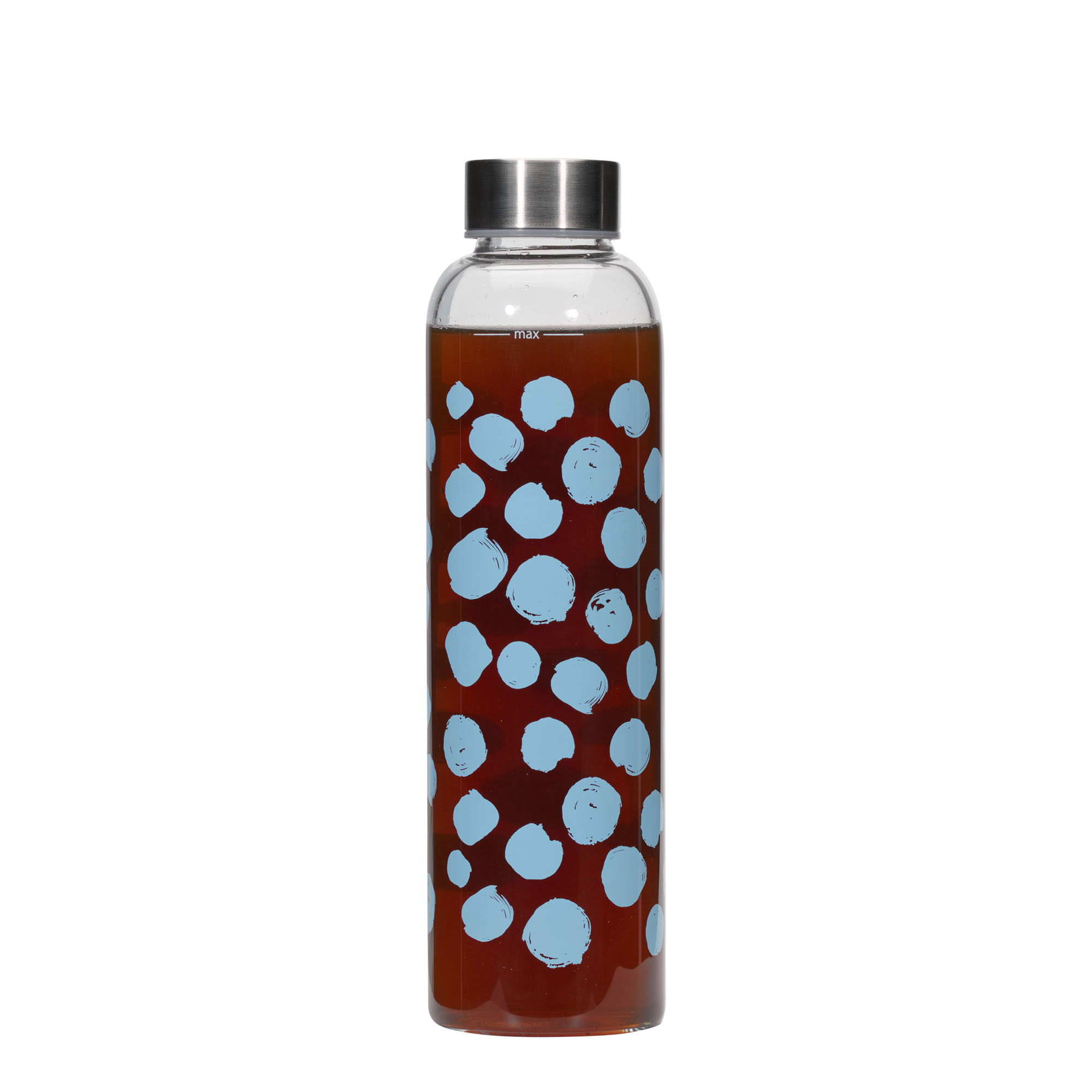500 ml drinkfles 'Perseus - Blauwe stippen', opening: schroefdop 500 ml drinkfles 'Perseus - Blauwe stippen', opening: schroefdop