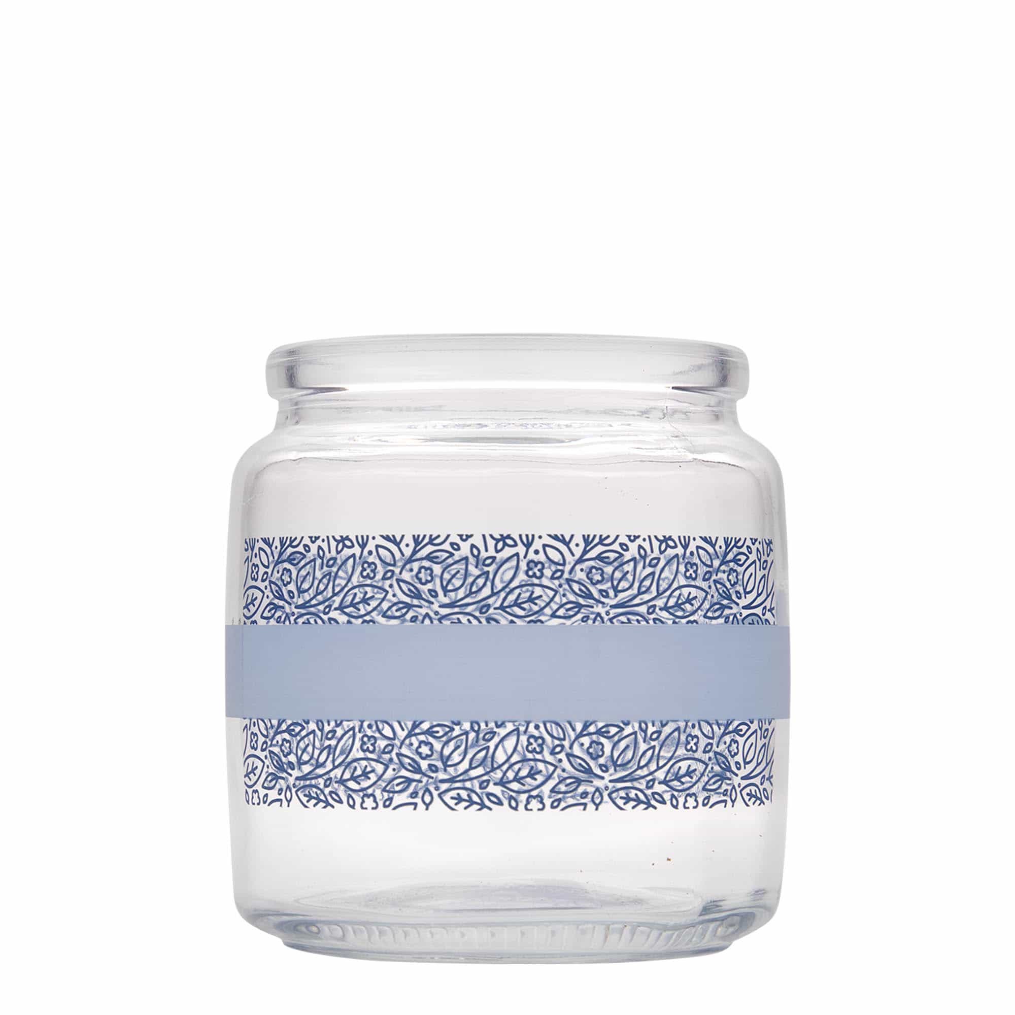 Pot met kurk 'Giara', 750 ml, motief: Naturalmente blu, monding: kurk Pot met kurk 'Giara', 750 ml, motief: Naturalmente blu, monding: kurk