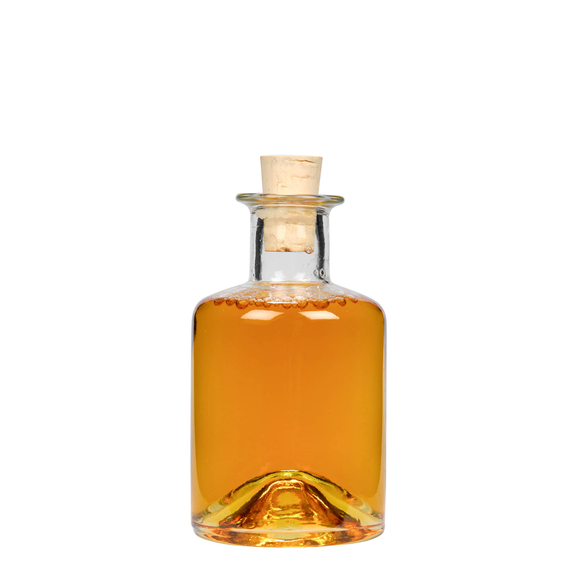 200 ml glazen fles apotheker, opening: kurk 200 ml glazen fles apotheker, opening: kurk