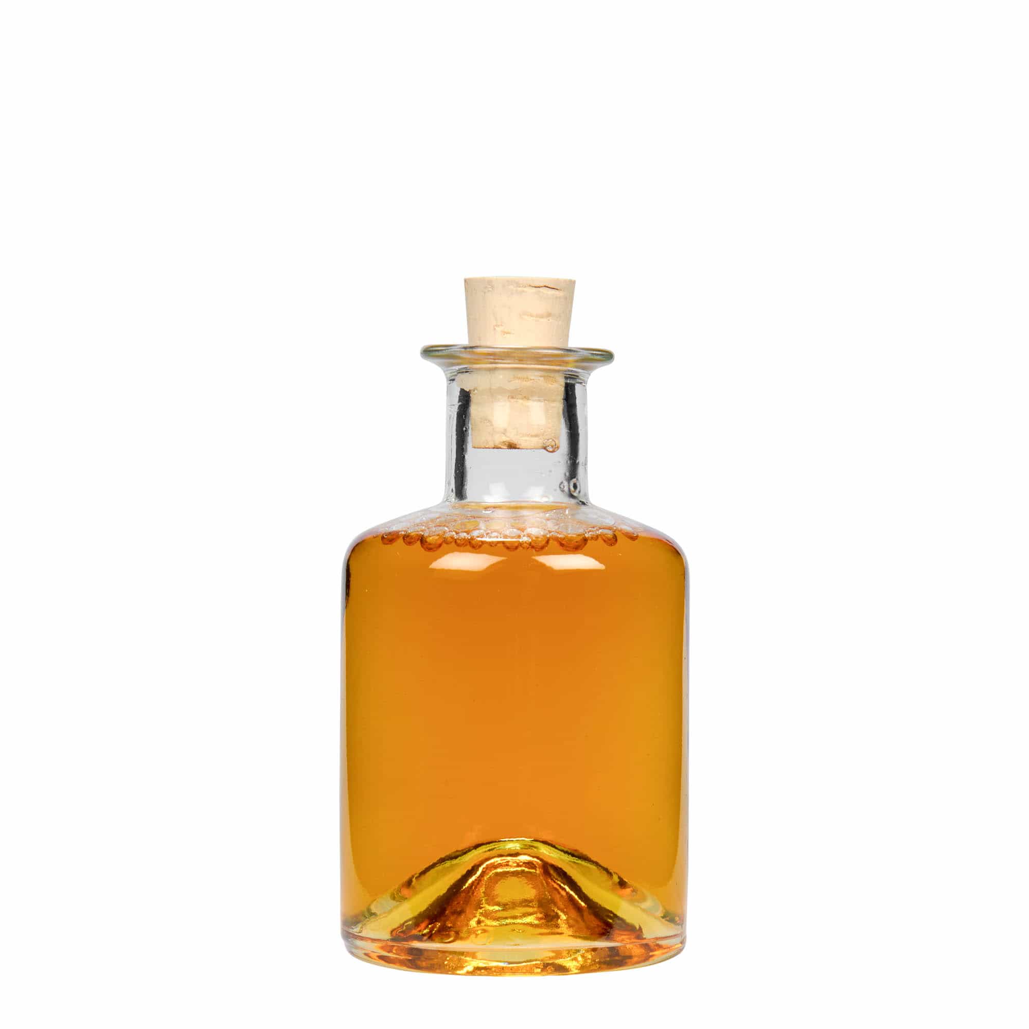 200 ml glazen fles apotheker, opening: kurk