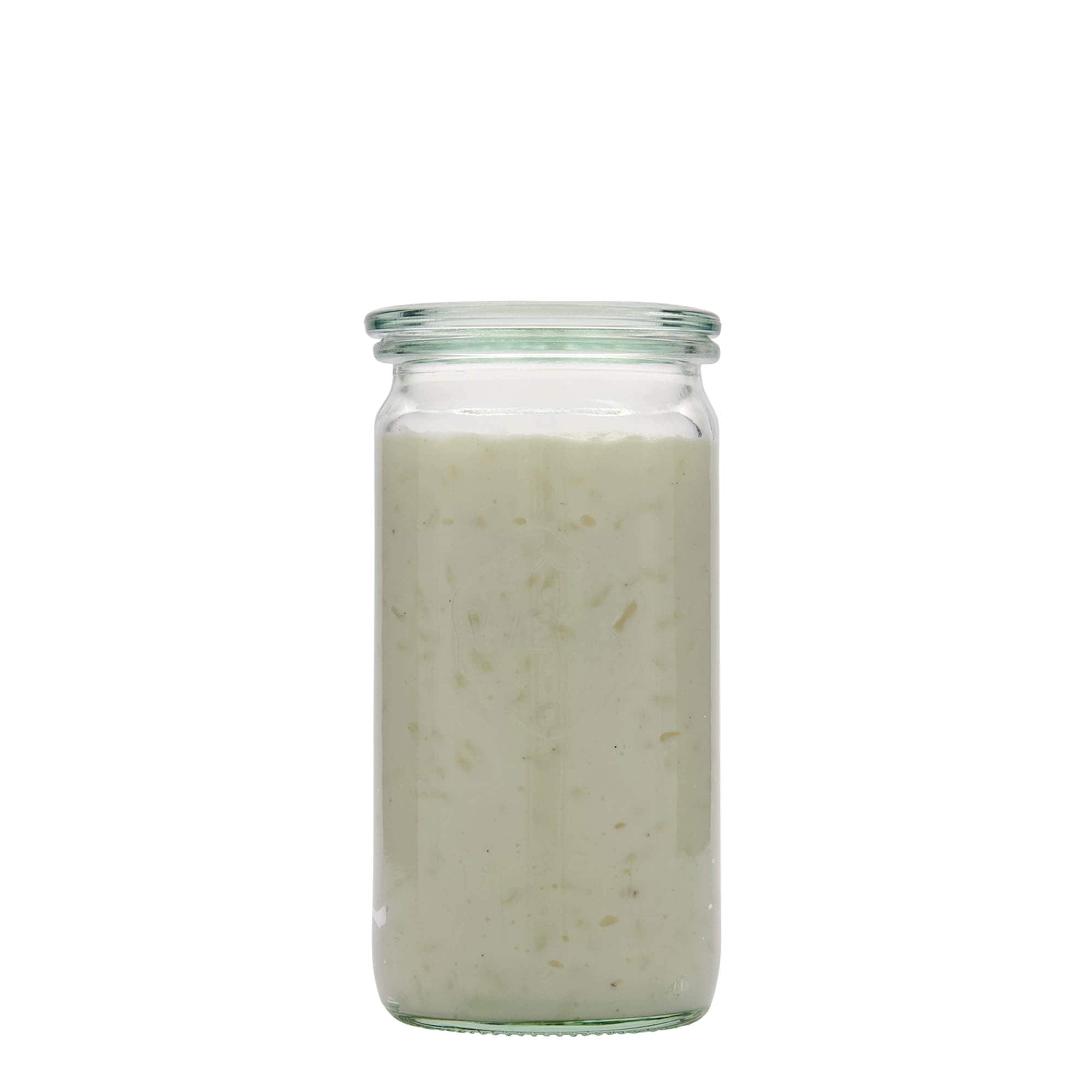 340 ml WECK-cilinderglas, opening: ronde rand