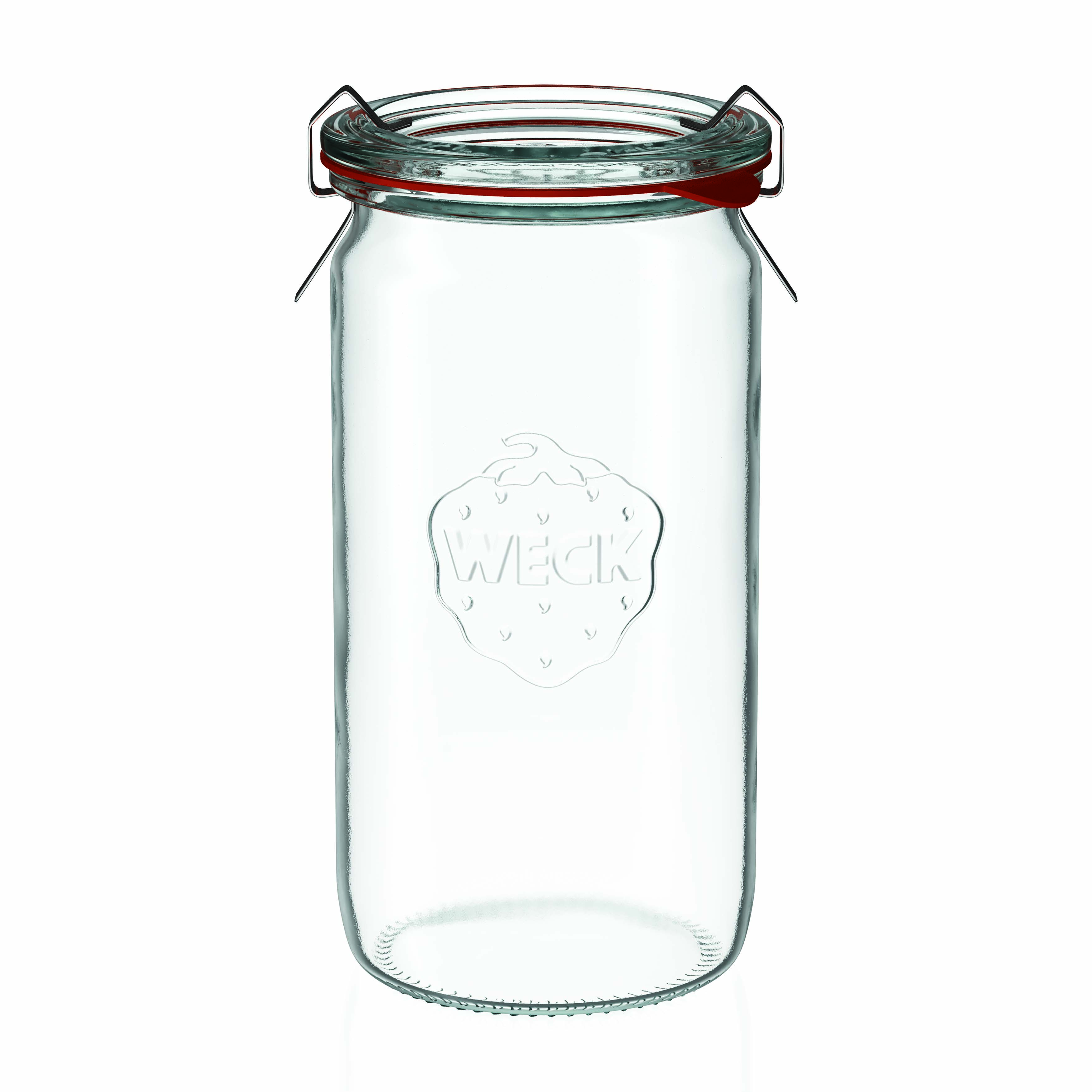 340 ml WECK-cilinderglas, opening: ronde rand