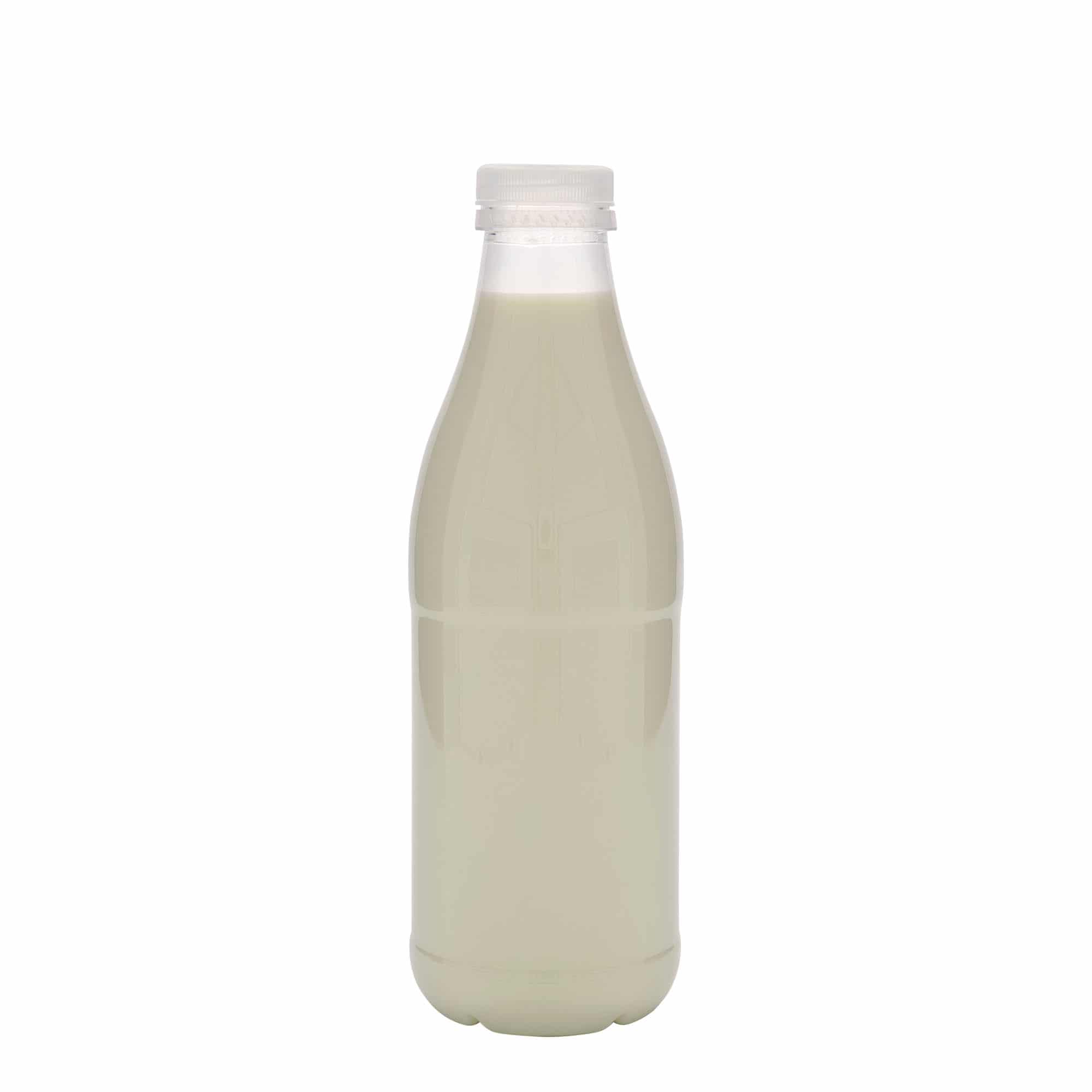 1.000 ml PET-fles 'Melk en Sap', kunststof, hals: 38 mm