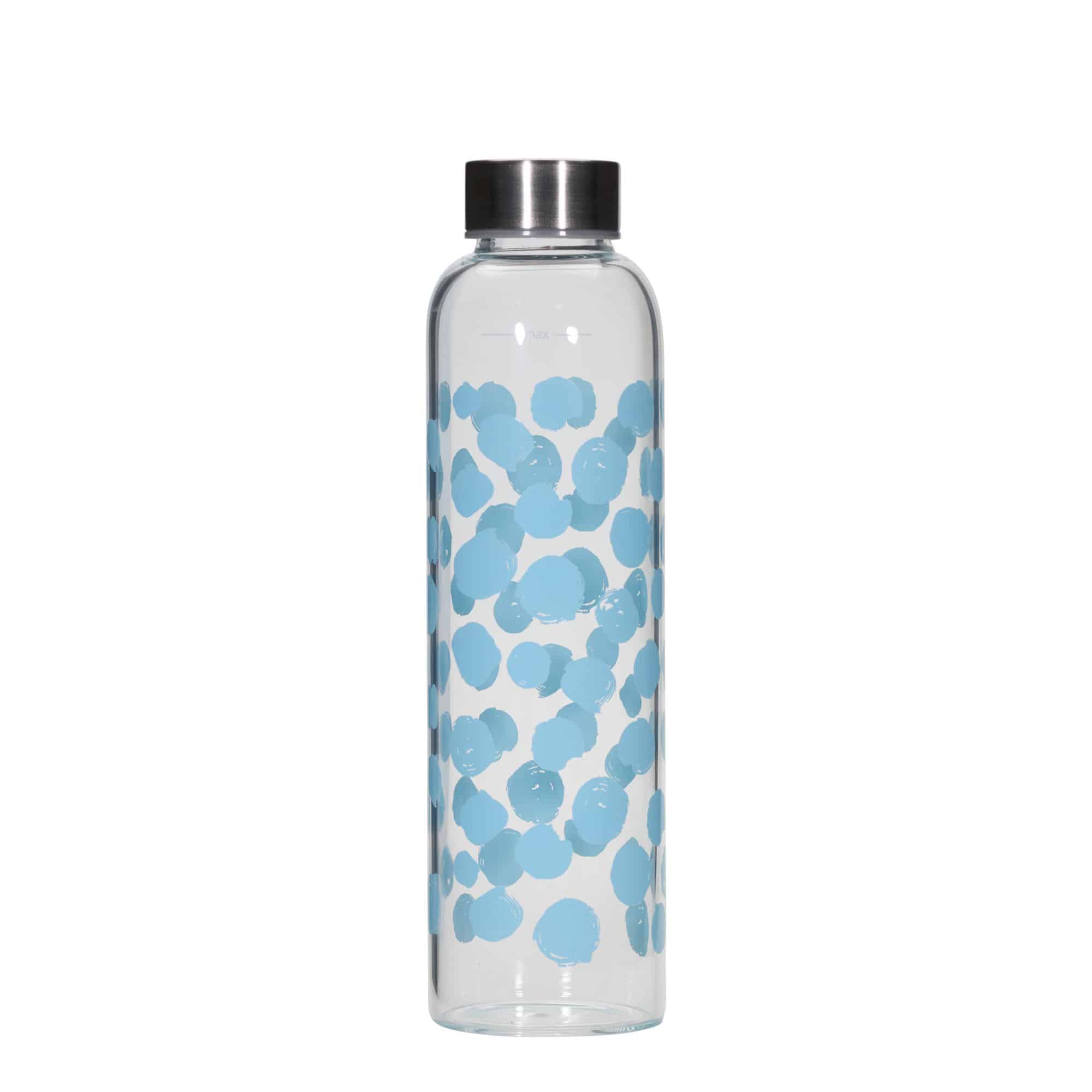 Drinkfles 'Perseus', 500 ml, motief: Blauwe stippen, monding: schroefsluiting