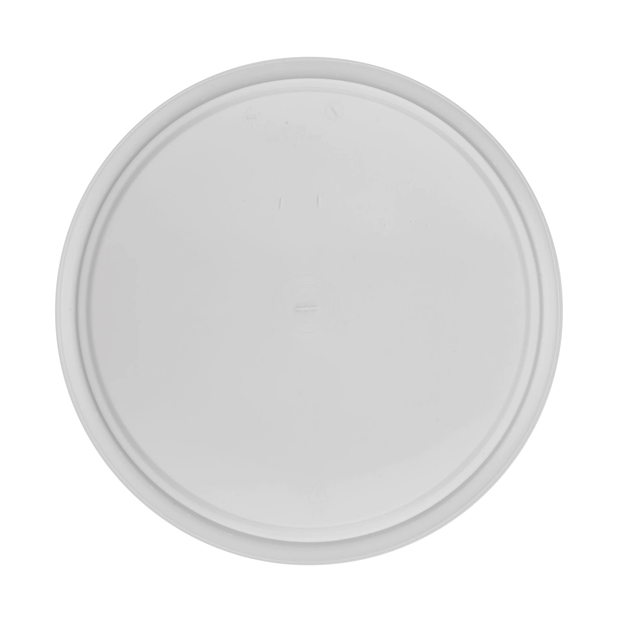 Deksel voor 30 l emmer, PP-kunststof, wit