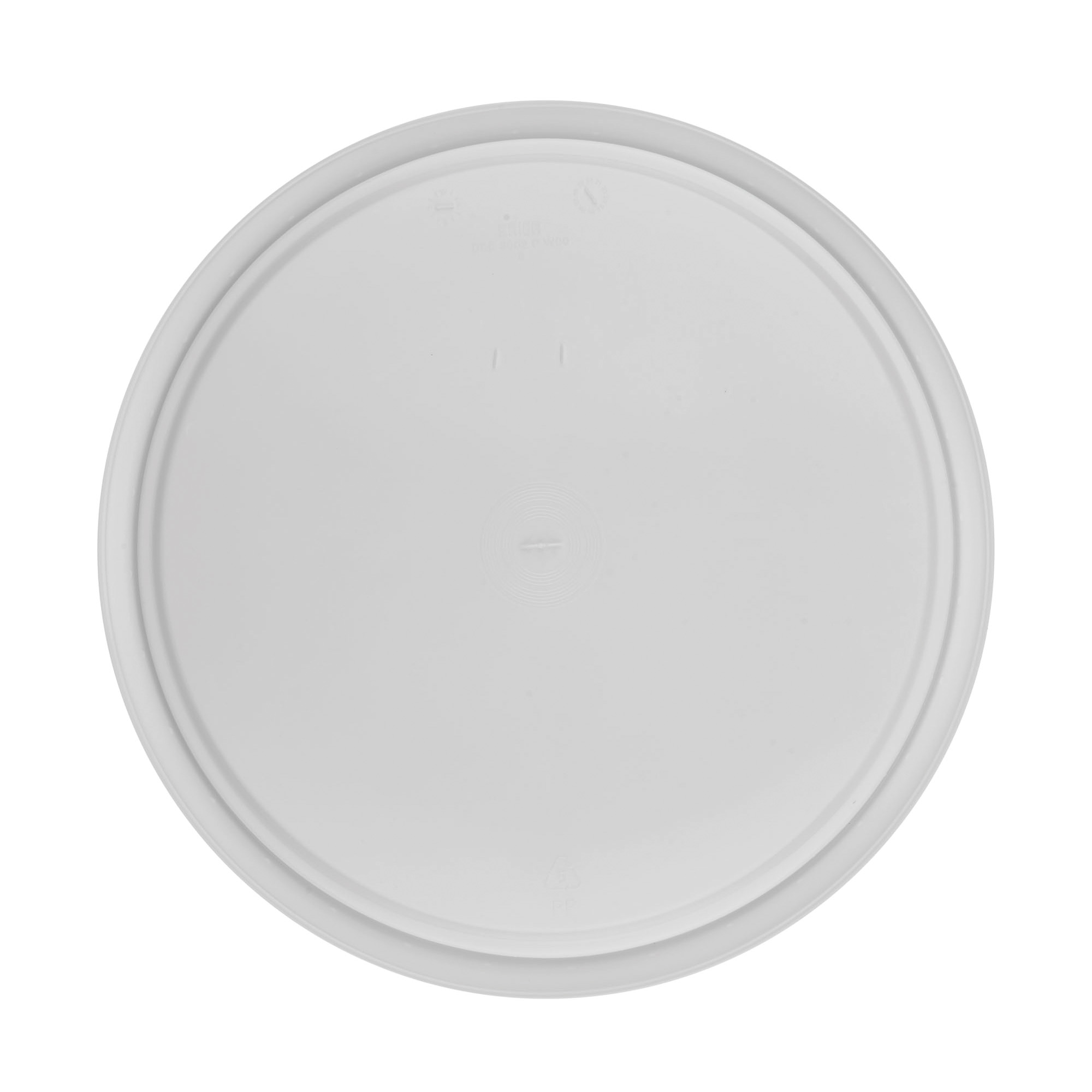 Deksel voor 30 l emmer, PP-kunststof, wit