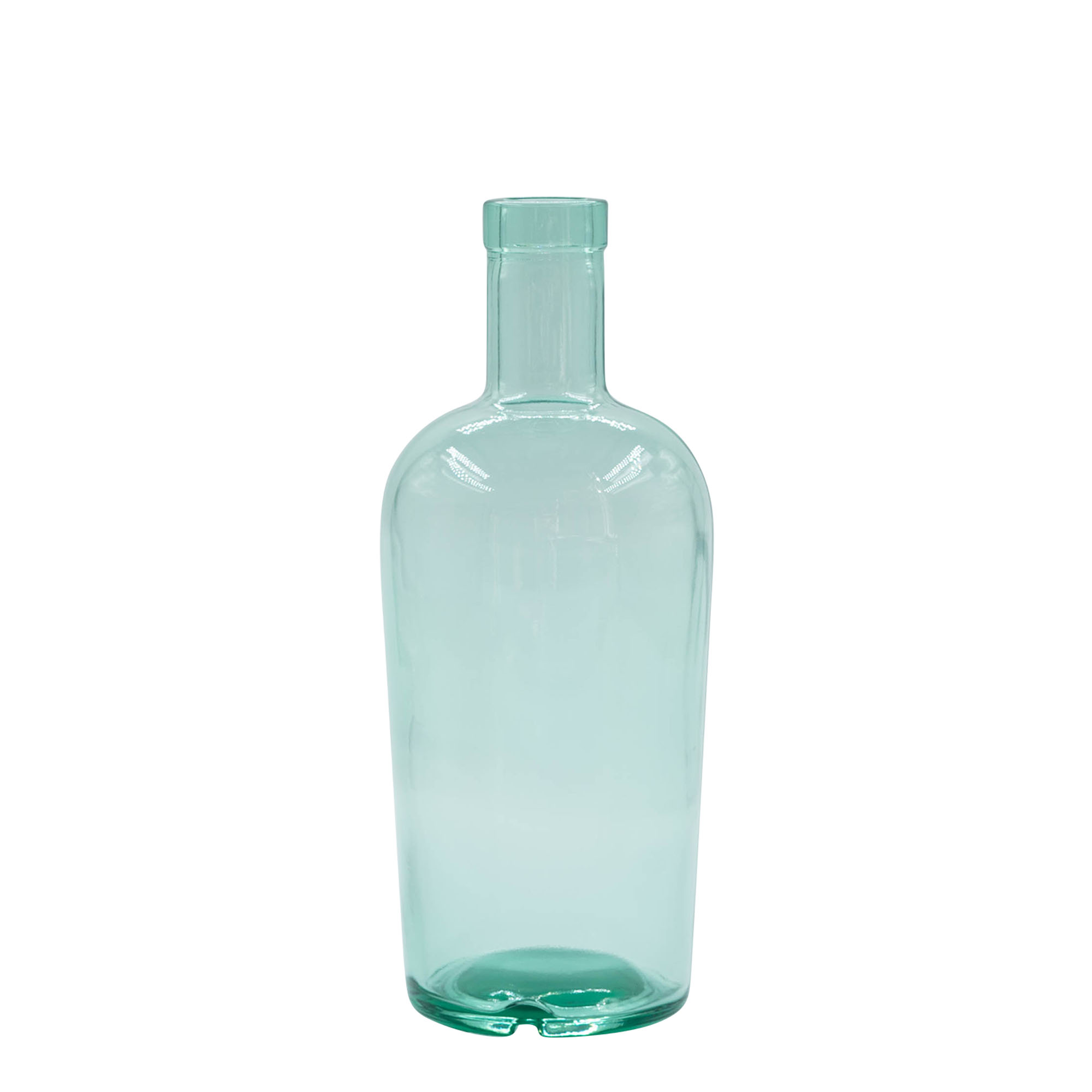 700 ml glazen fles 'Teo Light', hals: kurk 700 ml glazen fles 'Teo Light', hals: kurk