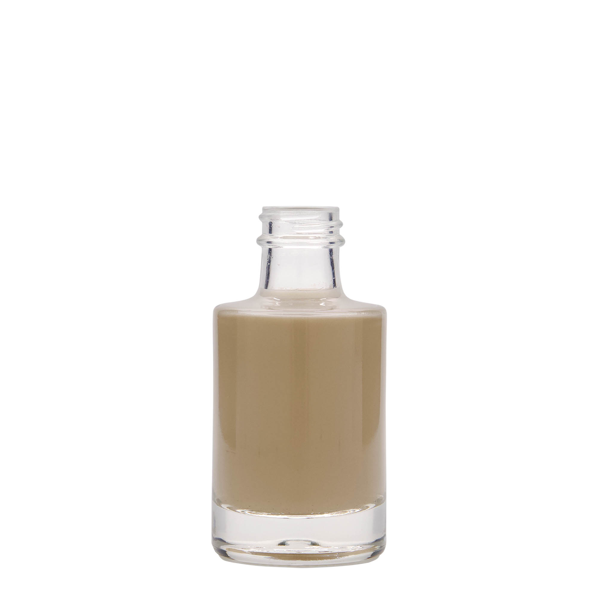 100 ml glazen fles 'Aventura', opening: GPI 28 100 ml glazen fles 'Aventura', opening: GPI 28