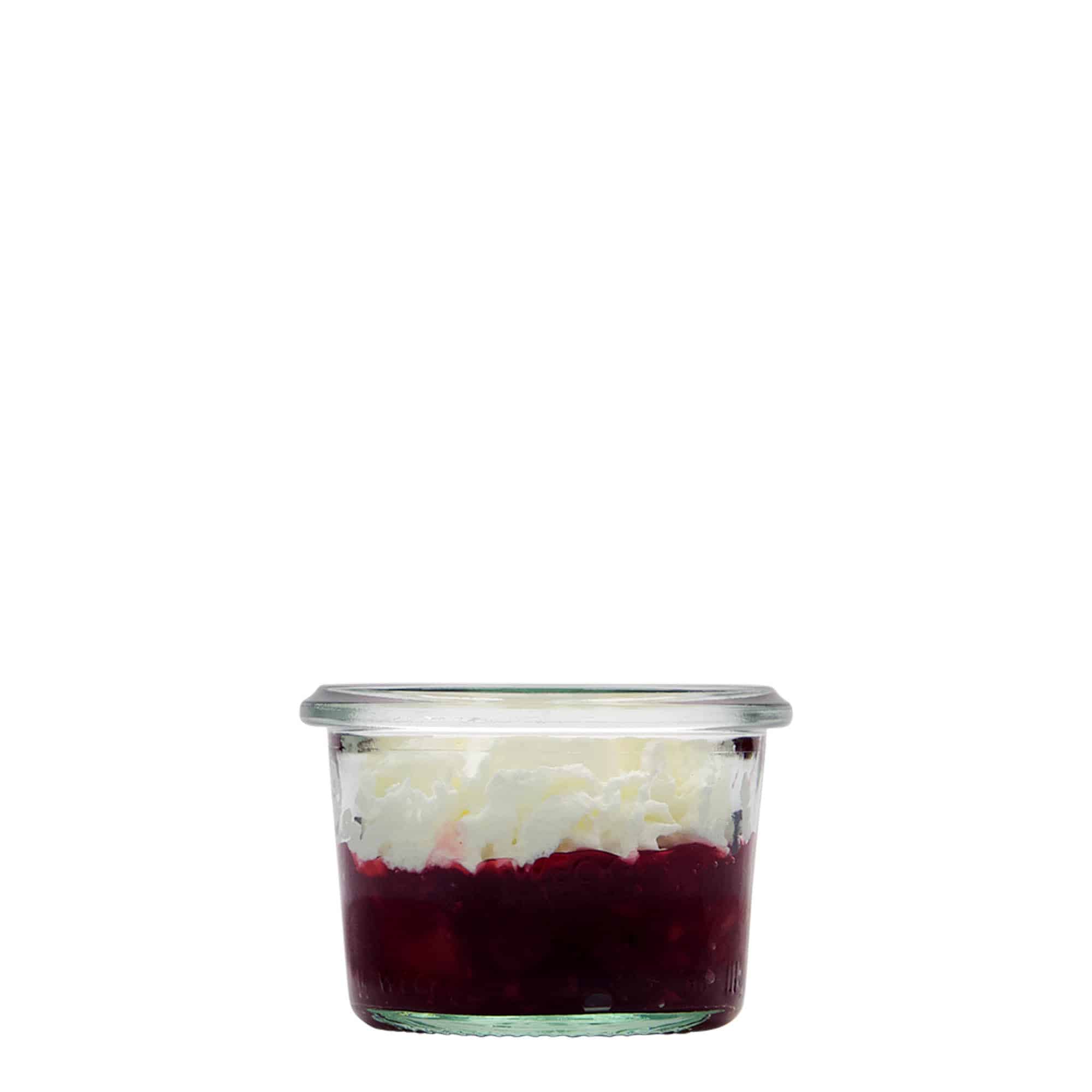 WECK-stortglas, 80 ml, monding: ronde rand