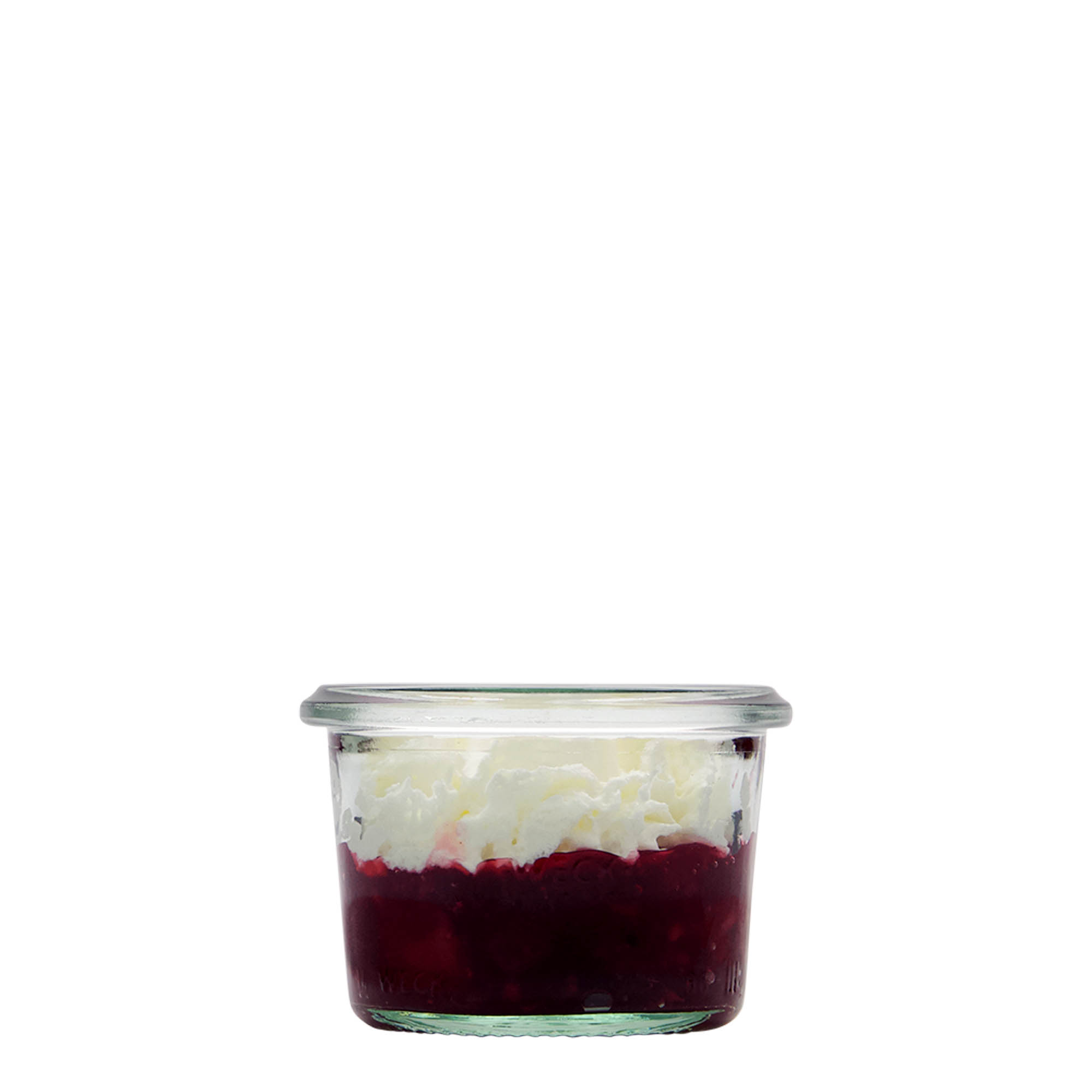 80 ml WECK-omkeerglas, opening: ronde rand