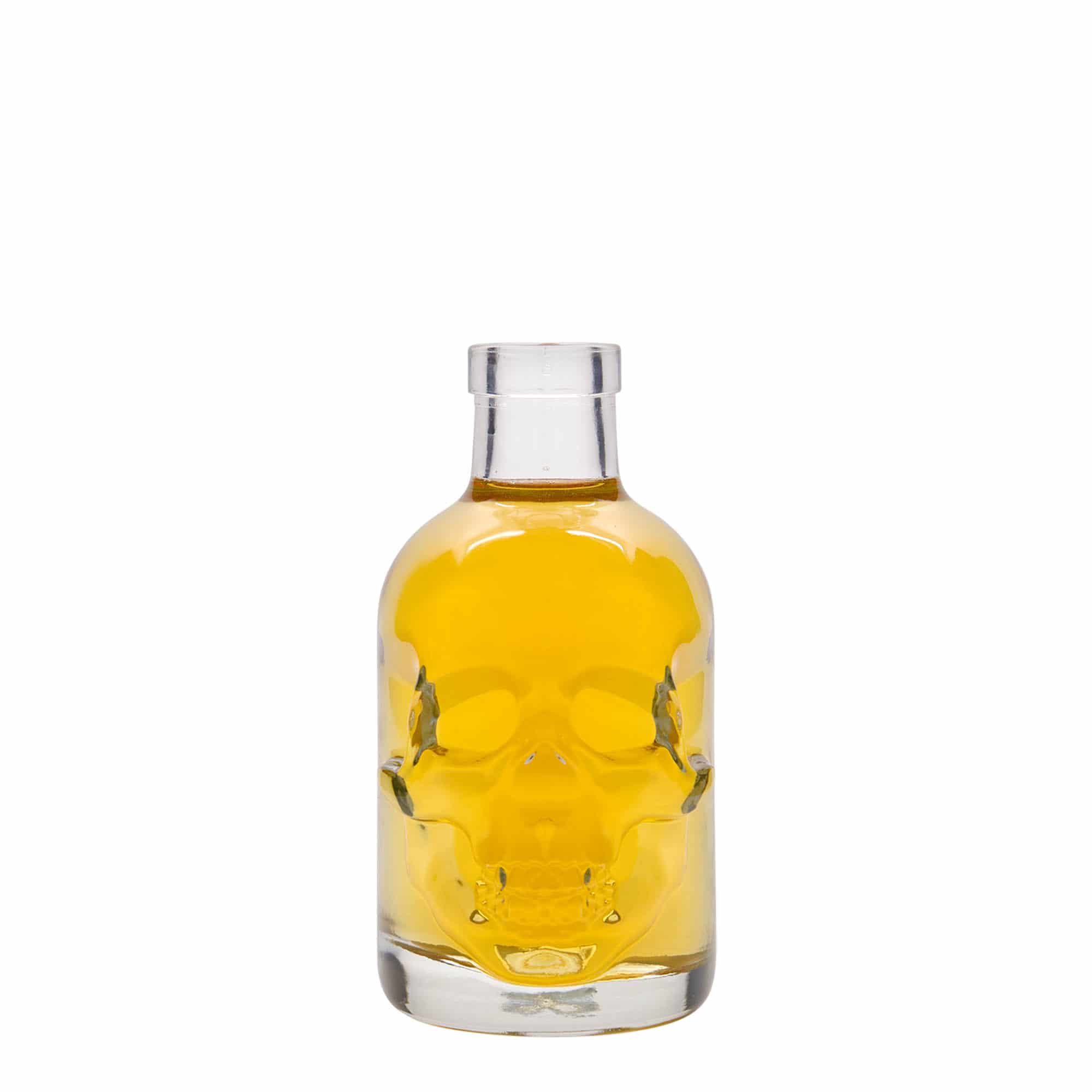 200 ml glazen fles 'Doodskop', opening: kurk