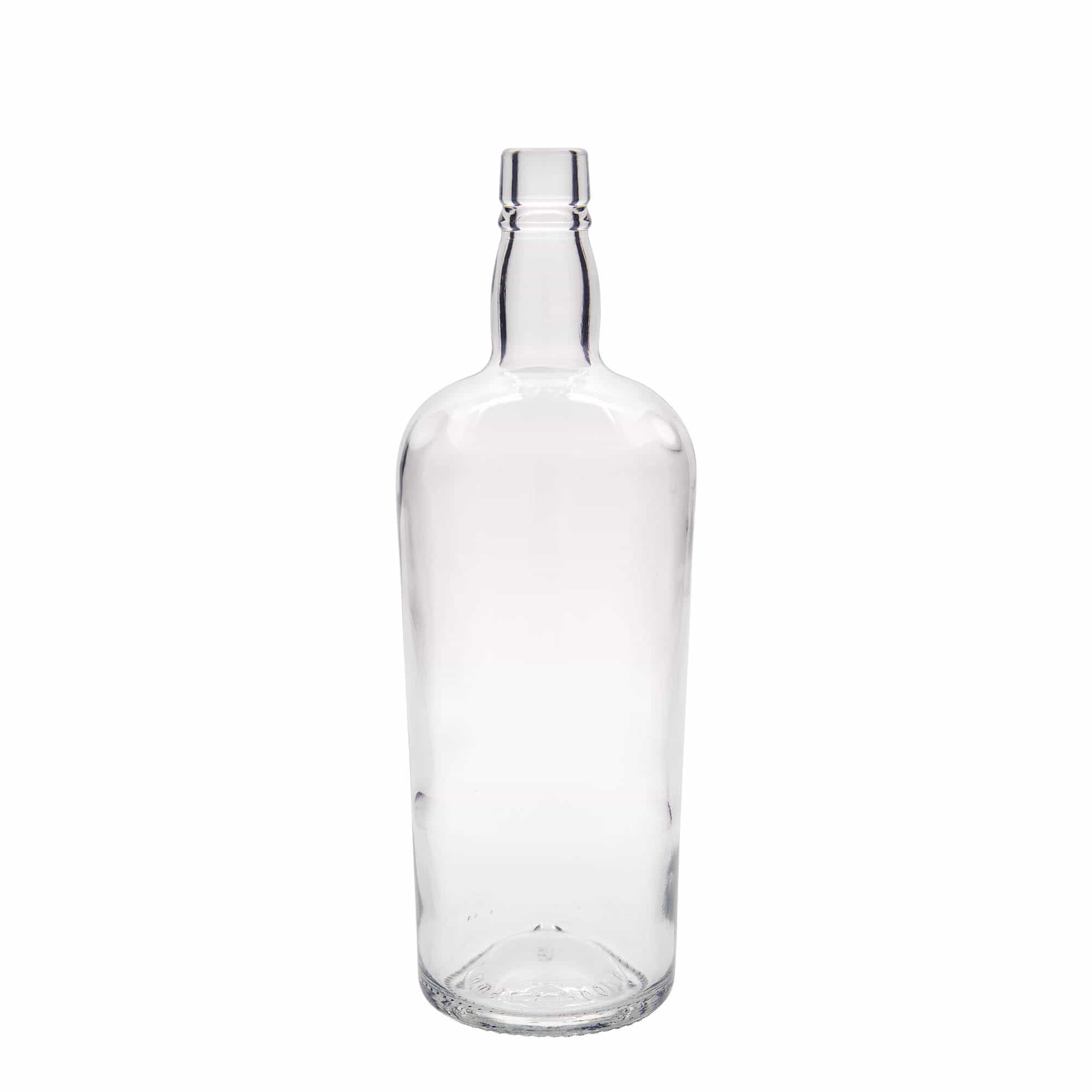 Glazen fles 'Edinburgh', 1000 ml, monding: kurk Glazen fles 'Edinburgh', 1000 ml, monding: kurk