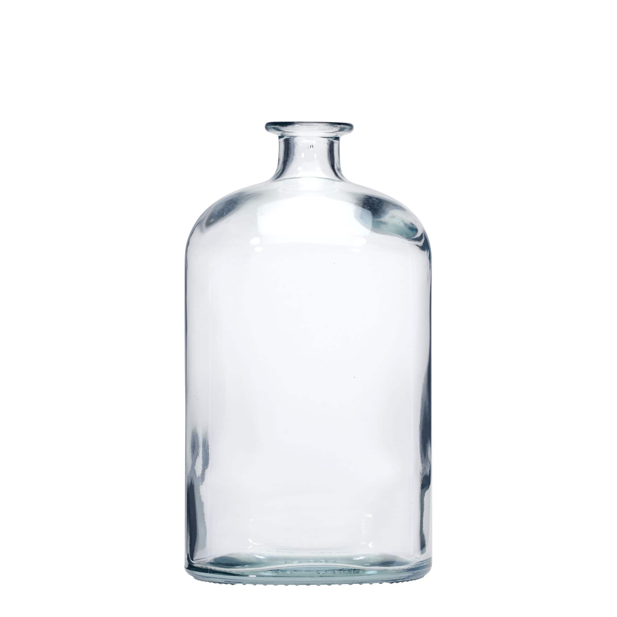 1.000 ml glazen fles 'Dundee', ovaal, opening: kurk