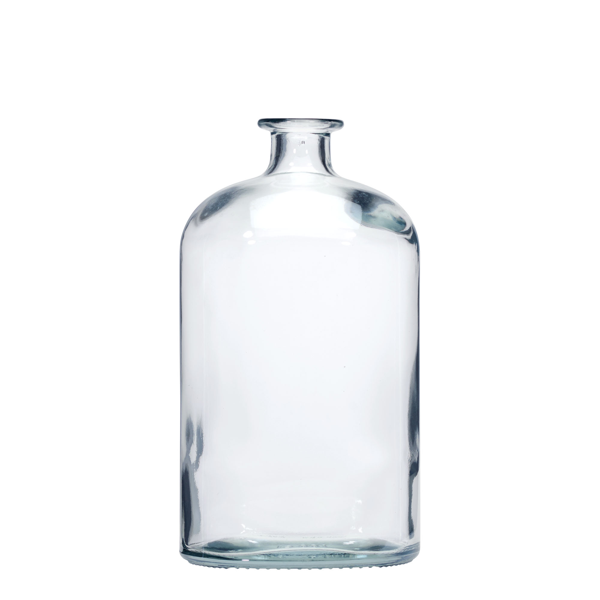 1.000 ml glazen fles 'Dundee', ovaal, opening: kurk 1.000 ml glazen fles 'Dundee', ovaal, opening: kurk