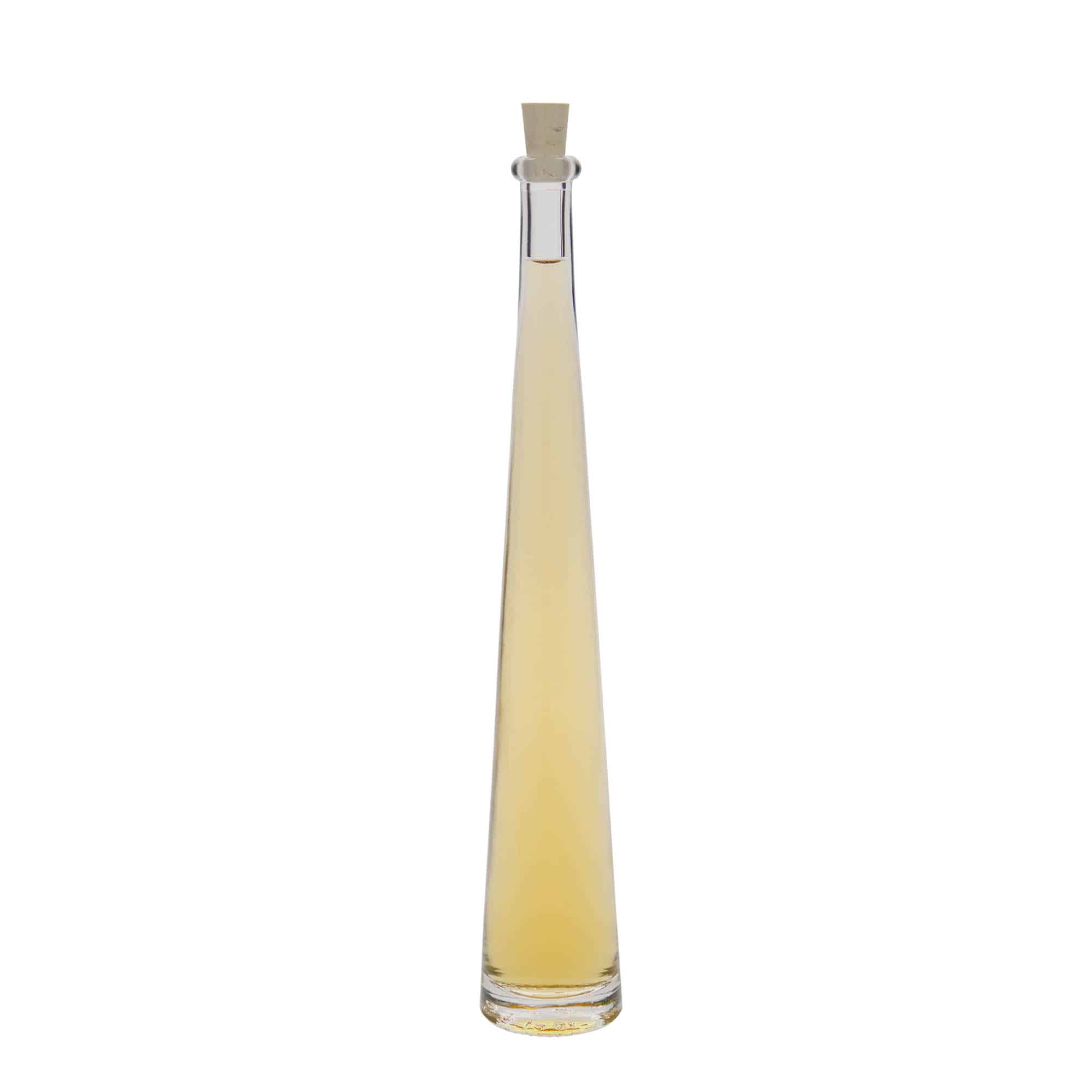 Glazen fles 'Dama Rondo', 100 ml, monding: kurk