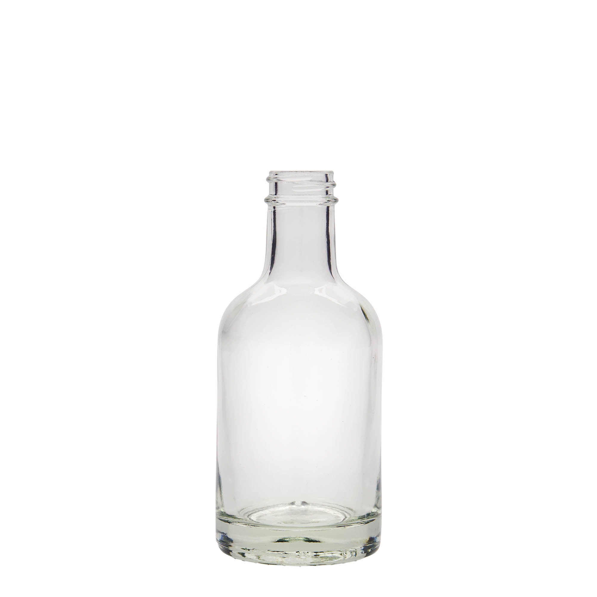 200 ml glazen fles 'First Class', opening: GPI 28 200 ml glazen fles 'First Class', opening: GPI 28