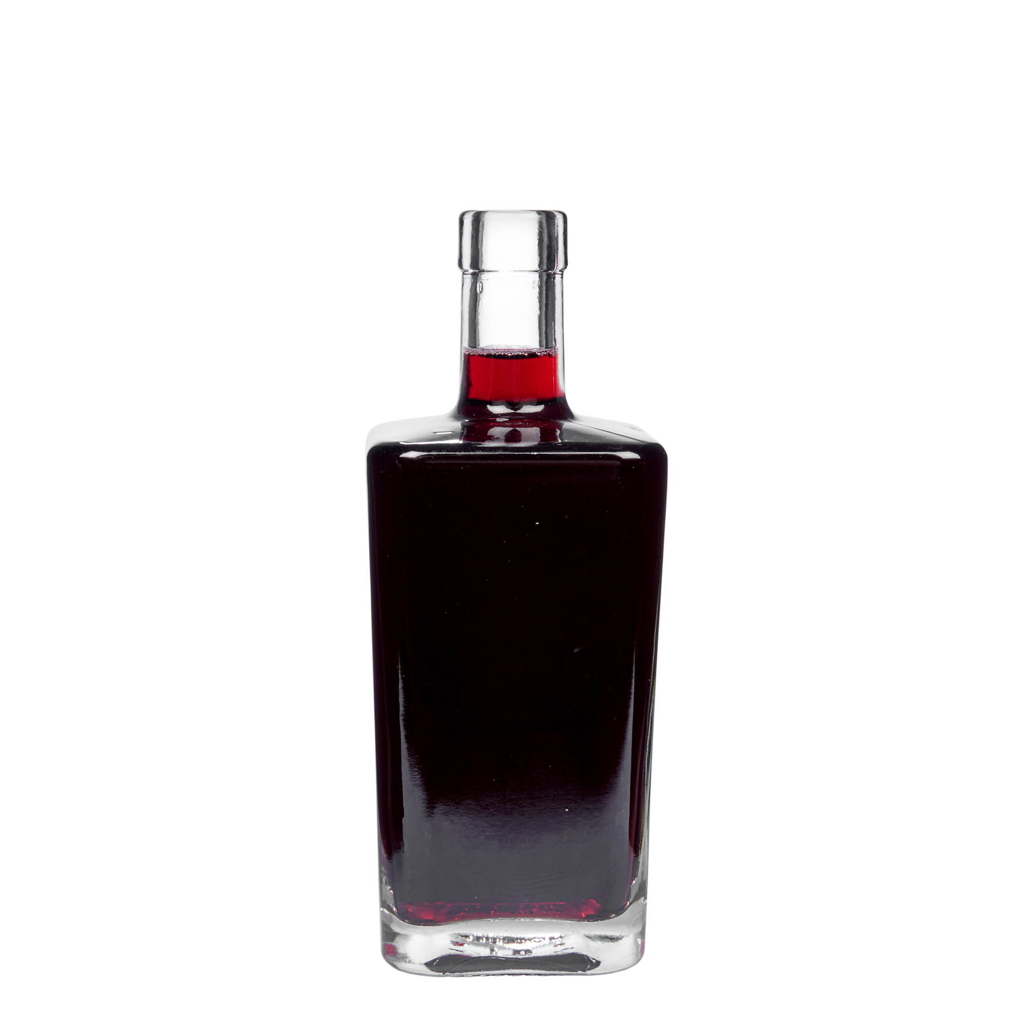 500 ml glazen fles 'Noel', vierkant, hals: kurk 500 ml glazen fles 'Noel', vierkant, hals: kurk