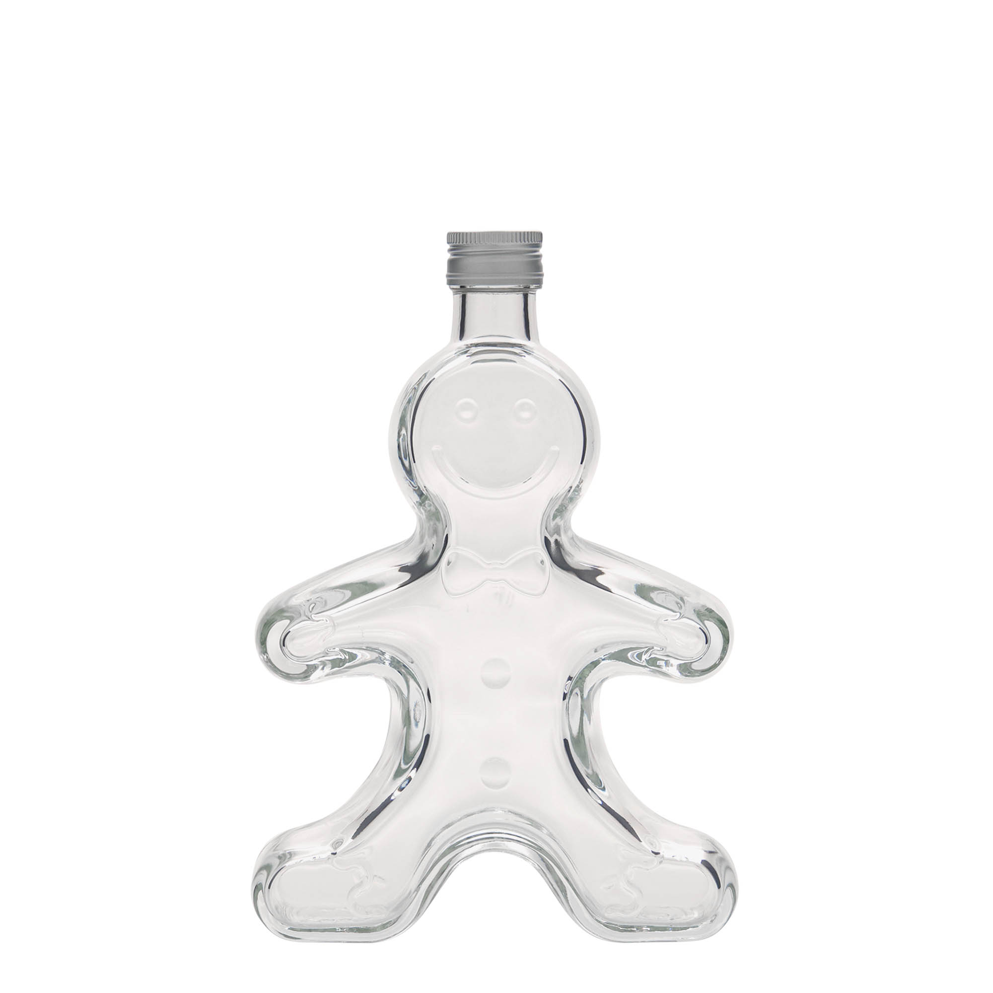 250 ml glazen fles 'Lebkuchenmann', hals: PP 24